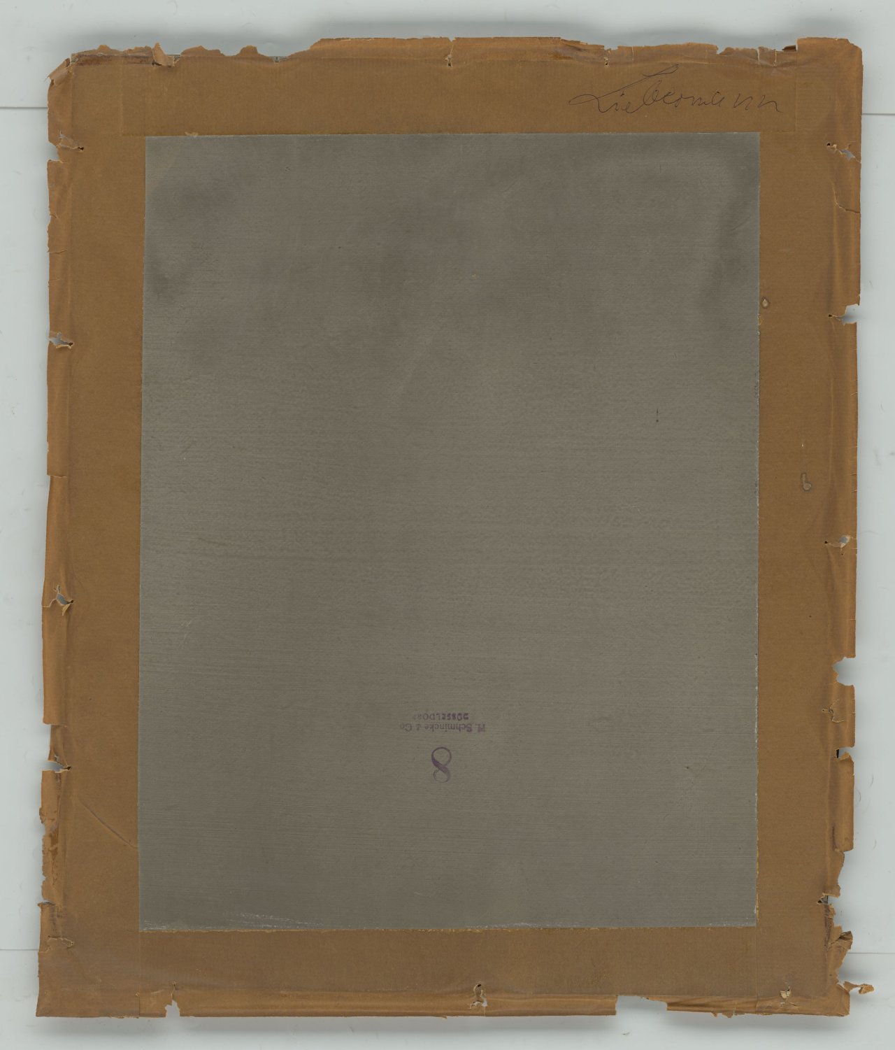 Auf diesem Bild ist das folgende Kunstwerk zu sehen: Max Liebermann. „Spaziergänger im Berliner Tiergarten“. 1923.