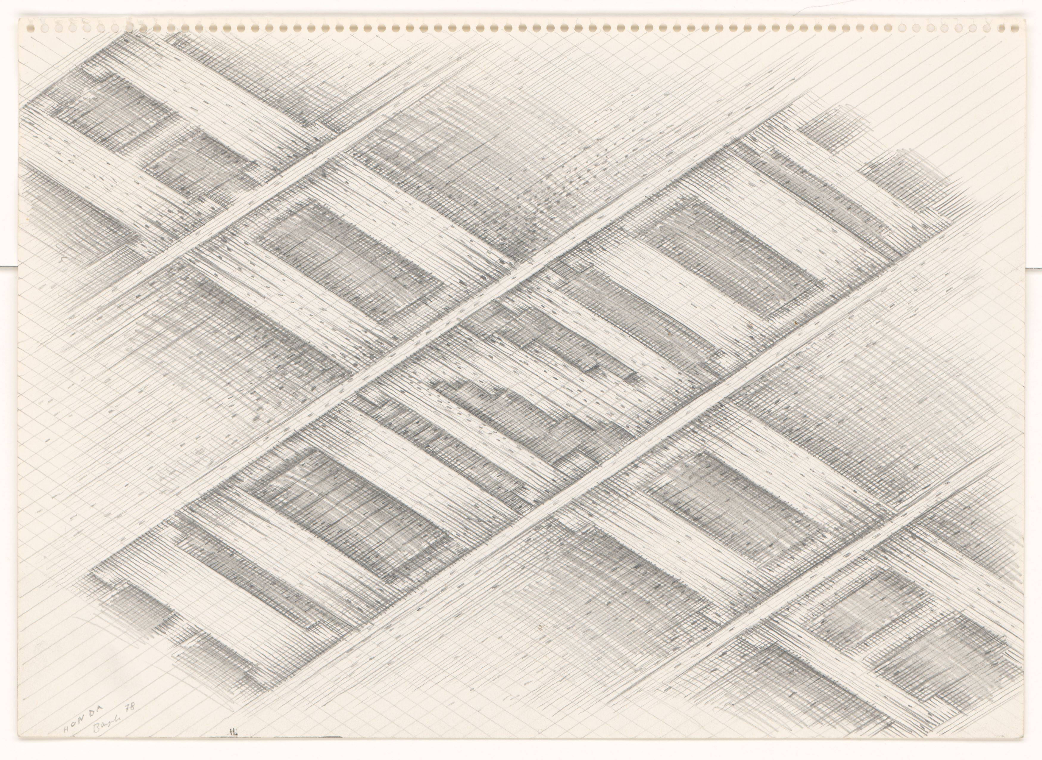 Auf diesem Bild ist das folgende Kunstwerk zu sehen: Thomas Bayrle. „HONDA“. 1978.