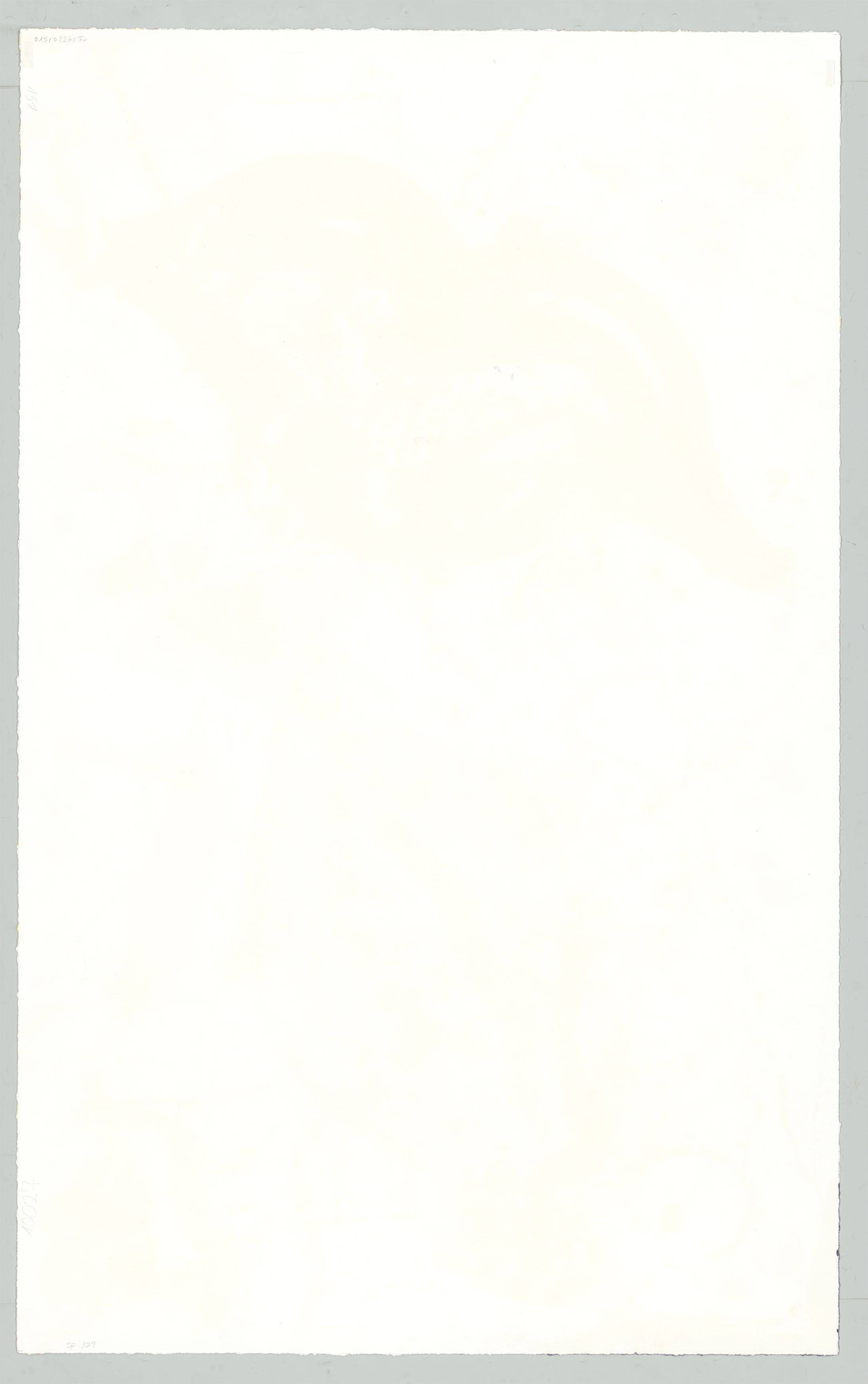 Auf diesem Bild ist das folgende Kunstwerk zu sehen: Sam Francis. Untitled. 1988.