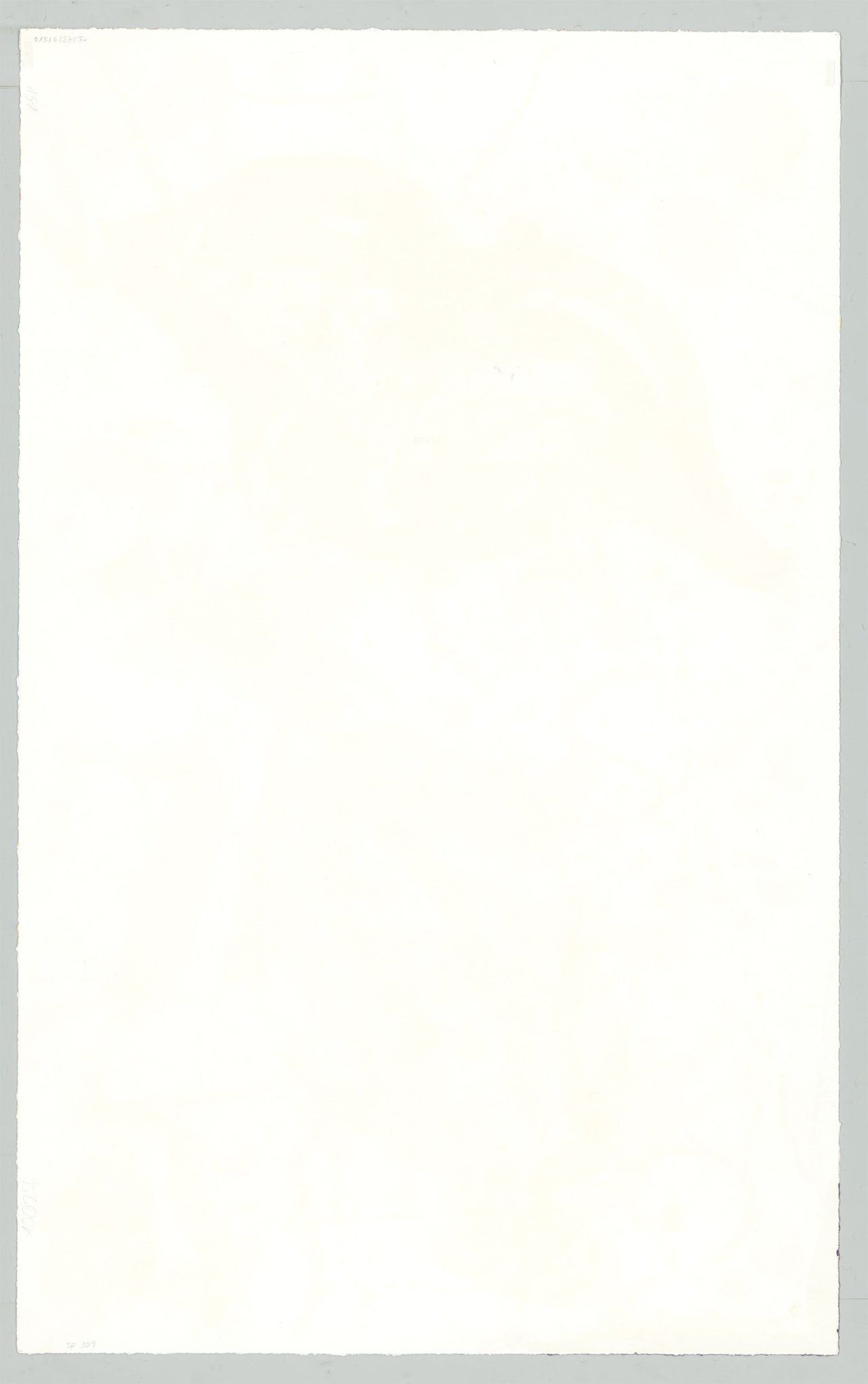 Auf diesem Bild ist das folgende Kunstwerk zu sehen: Sam Francis. Untitled. 1988.