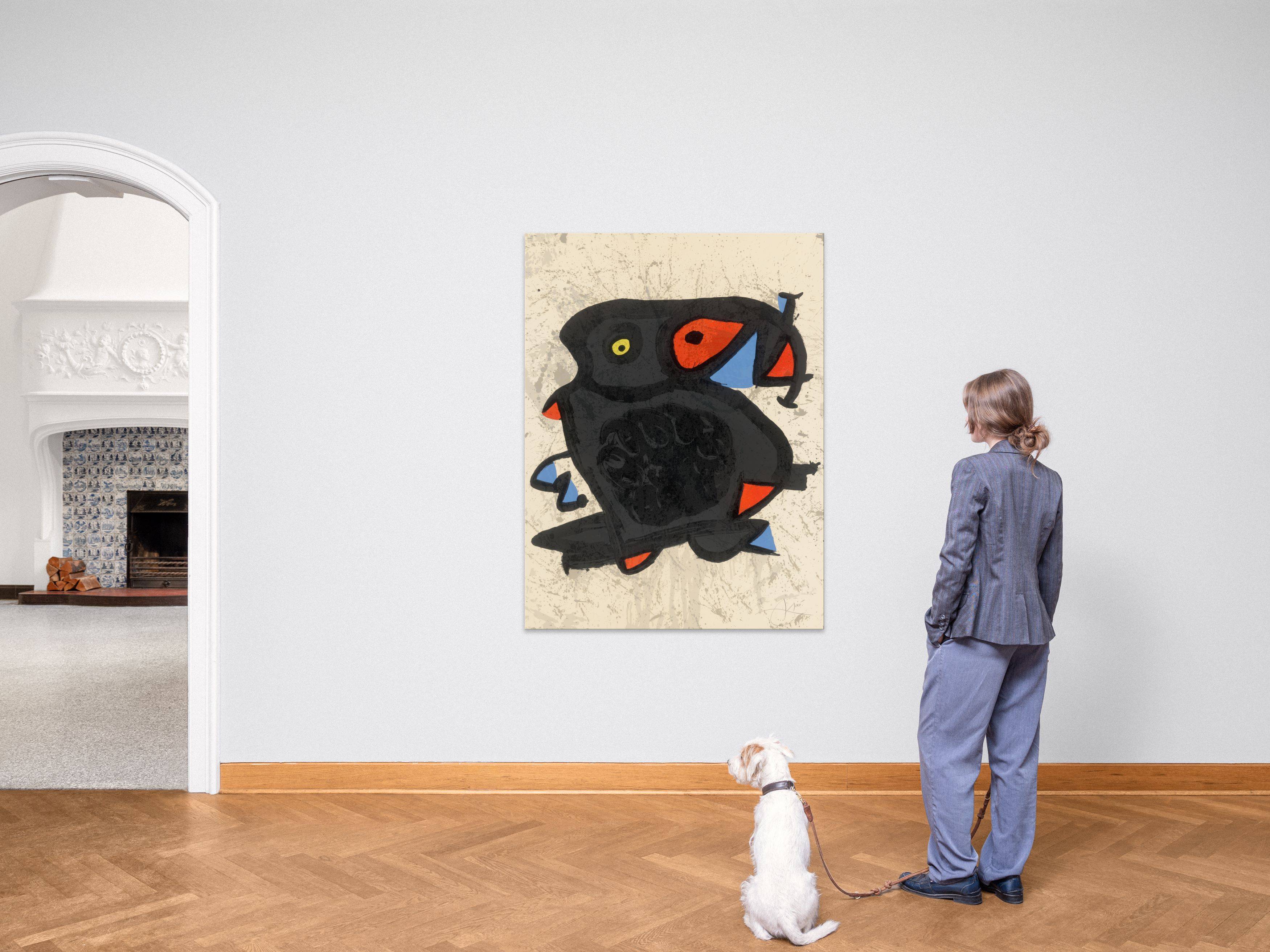 Auf diesem Bild ist das folgende Kunstwerk zu sehen: Joan Miró. „Grand Palais“. 1974.