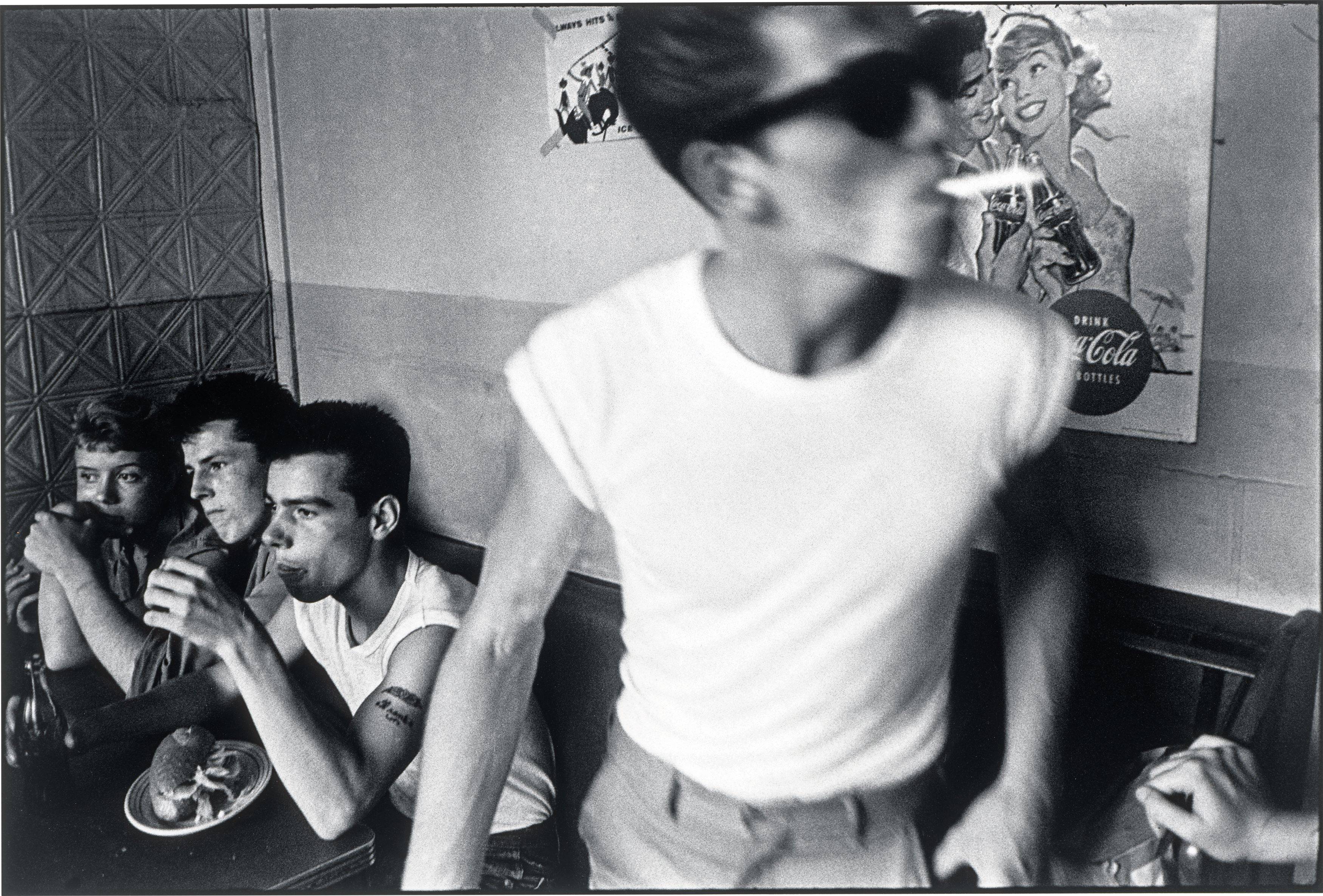This picture shows the following artwork: Bruce Davidson. New York City, from the series ”Brooklyn Gang”. 1959.