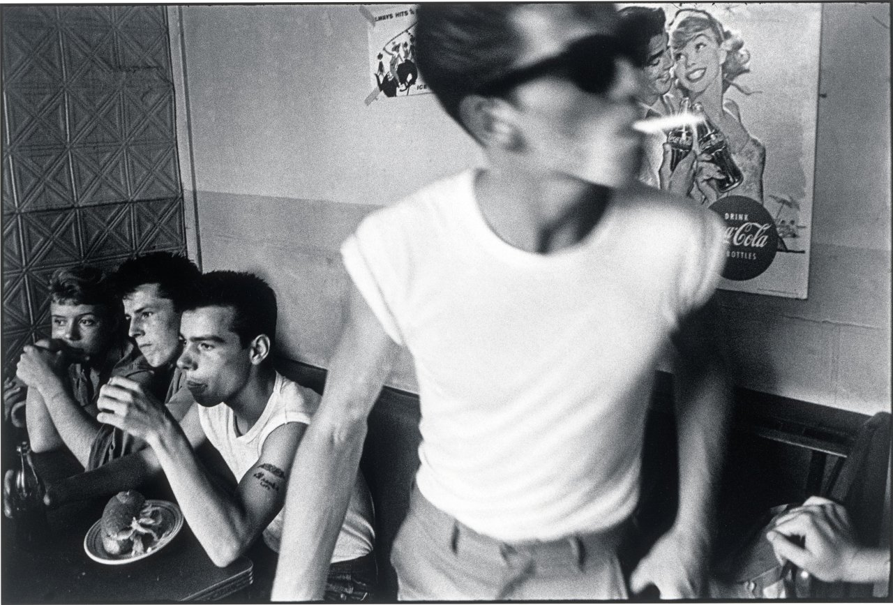 This picture shows the following artwork: Bruce Davidson. New York City, from the series ”Brooklyn Gang”. 1959.