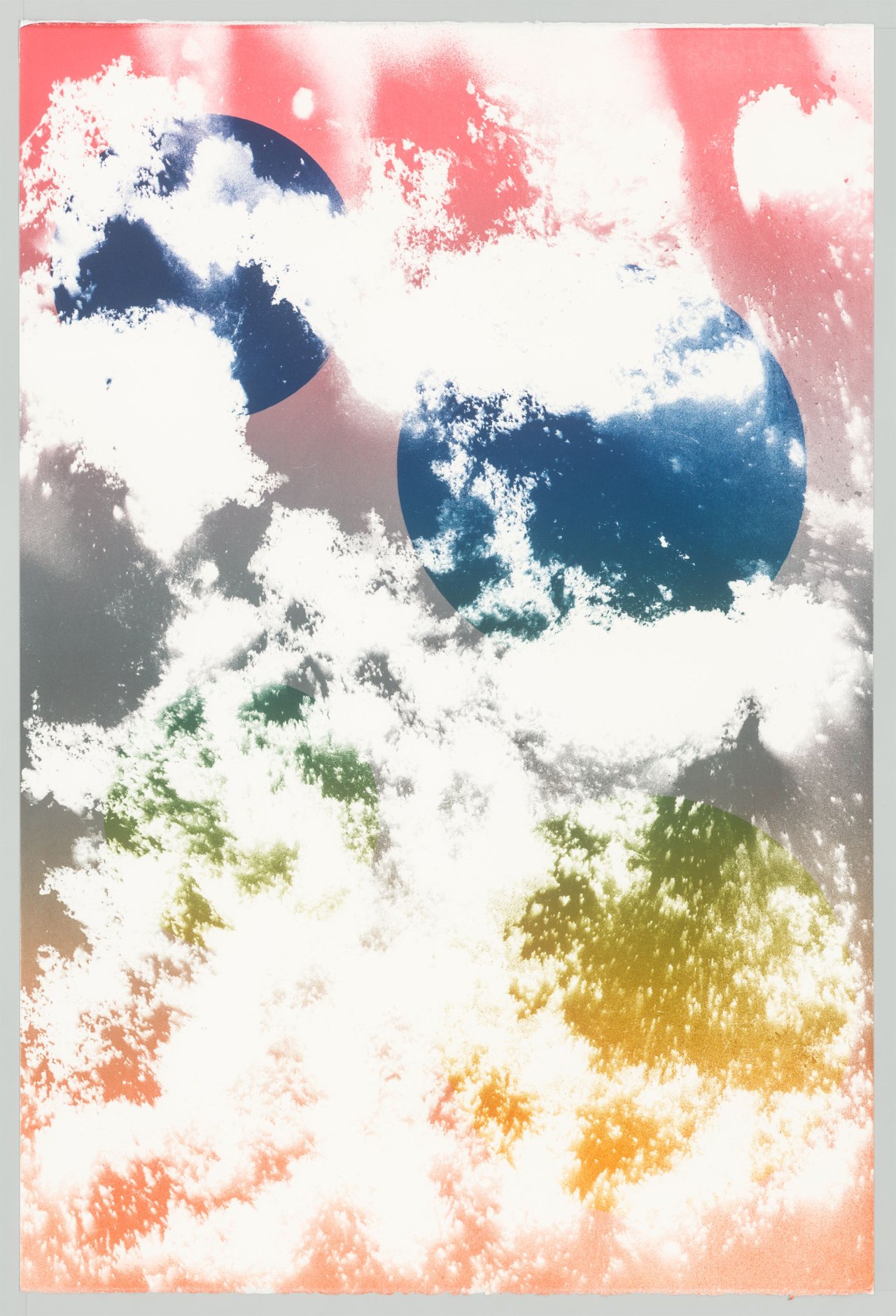 This picture shows the following artwork: Katharina Grosse. ”Fo' Faux Rocks”. 2007.