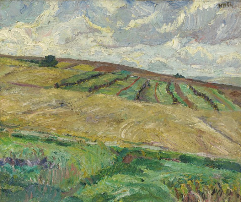 This picture shows the following artwork: Max Beckmann. ”Helle Nenndorfer Landschaft”. 1910.