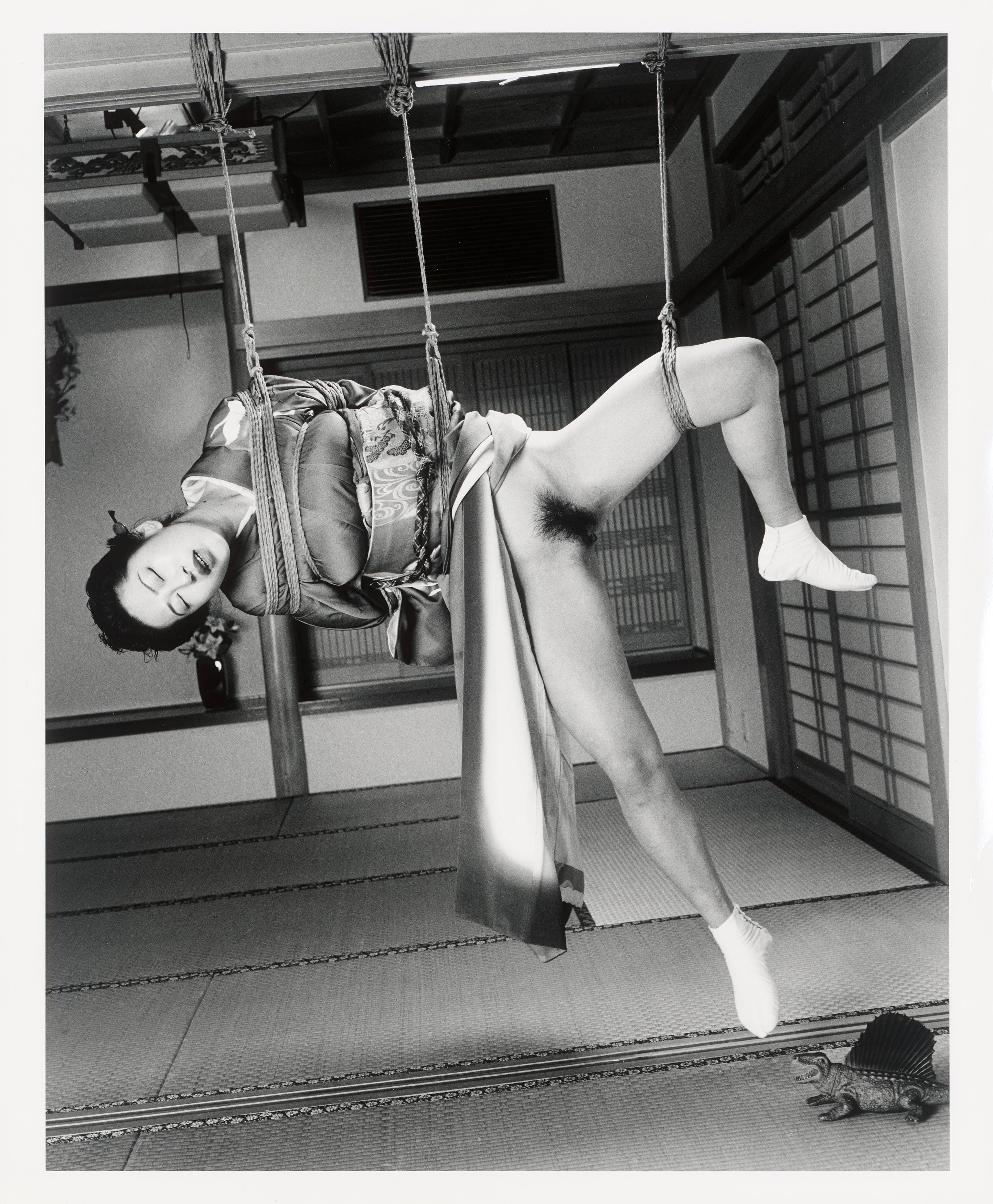 This picture shows the following artwork: Nobuyoshi Araki. Tokyo Comedy Bondage. 1997.