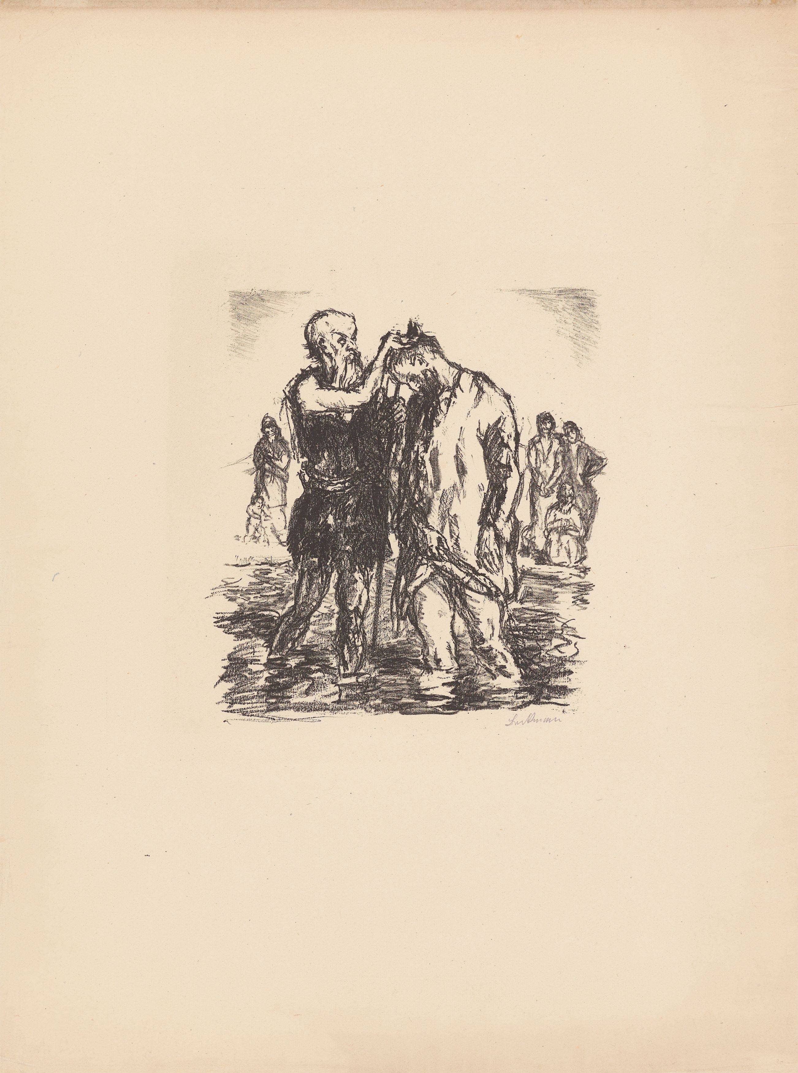 This picture shows the following artwork: Max Beckmann. ”Sechs Lithographien zum Neuen Testament”. 1911/17.