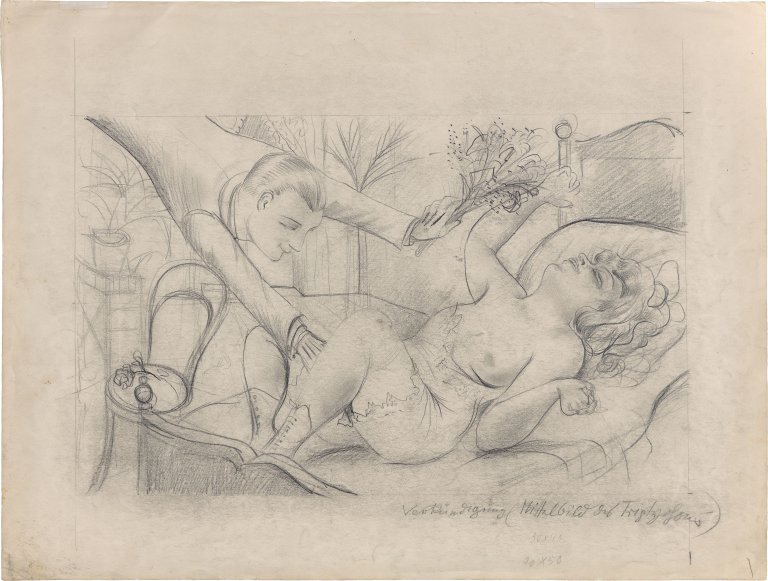 This picture shows the following artwork: Otto Dix. ”Verkündigung”. 1921.