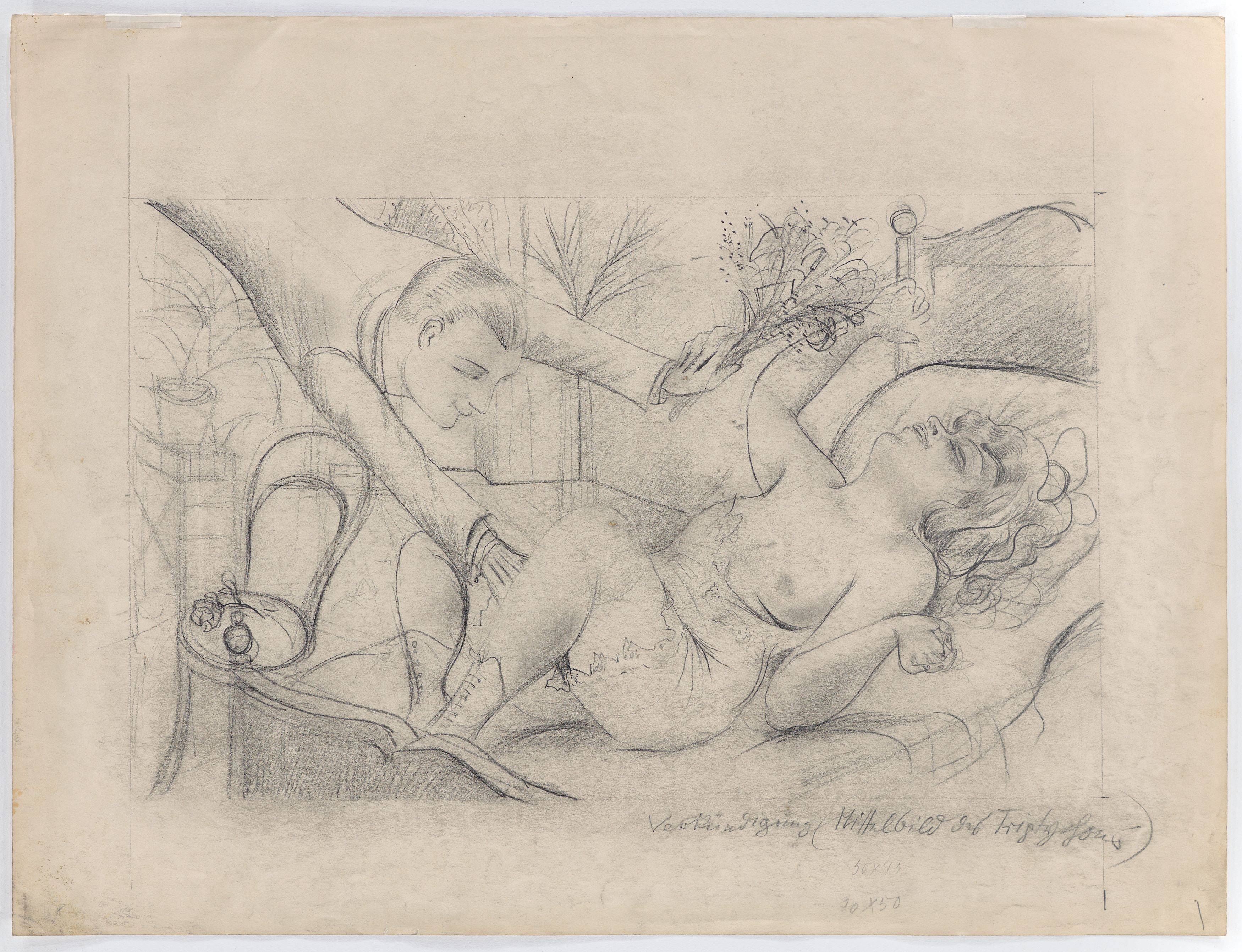 This picture shows the following artwork: Otto Dix. ”Verkündigung”. 1921.