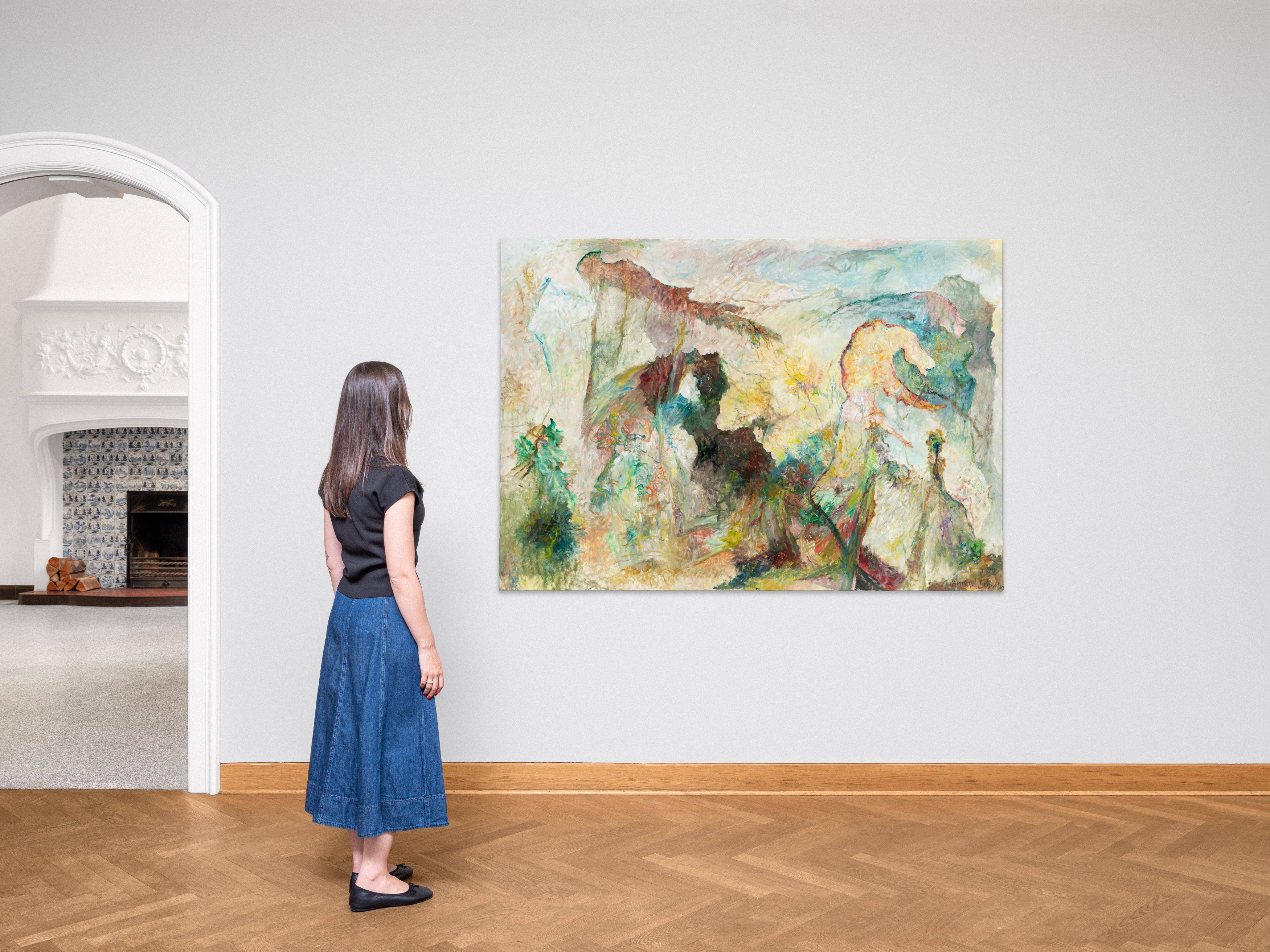 This picture shows the following artwork: Bernard Schultze. ”mit Gleichmut