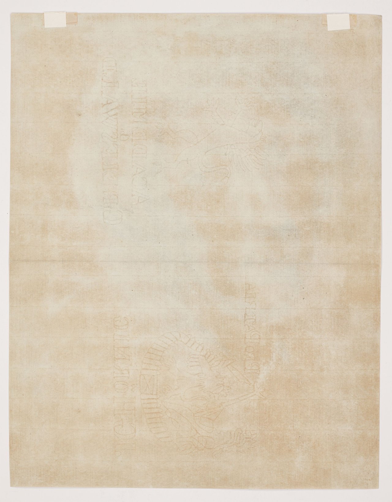 This picture shows the following artwork: Philipp Otto Runge. ”Apostel Simon. Nach van Dyck”. Circa 1798.