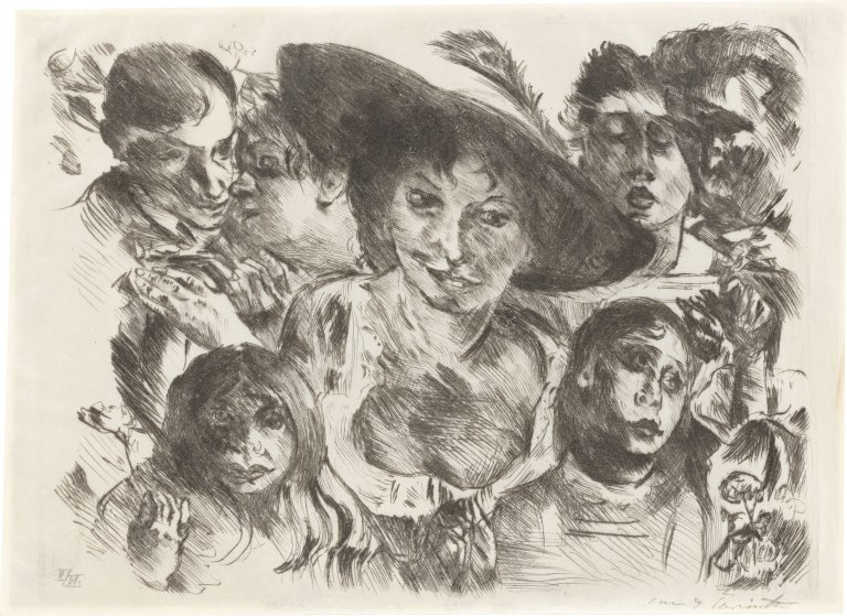 Auf diesem Bild ist das folgende Kunstwerk zu sehen: Lovis Corinth. „Freude am Leben“. 1920.