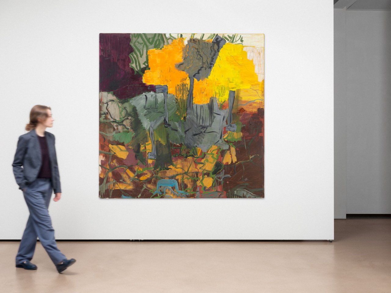 This picture shows the following artwork: Per Kirkeby. ”Fünf”. 1989.