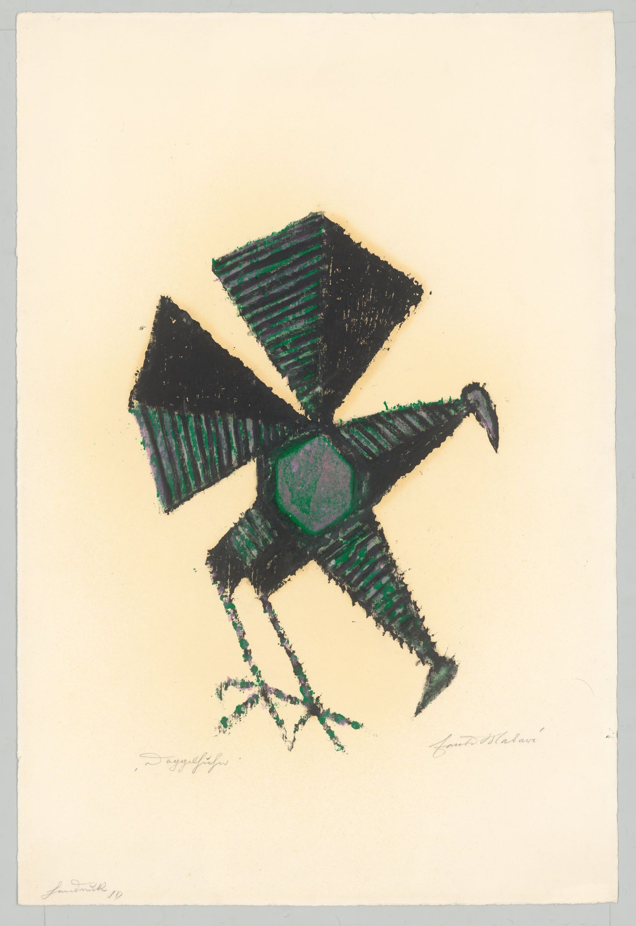 This picture shows the following artwork: Ewald Mataré. ”Doppelhuhn”. 1963/64.