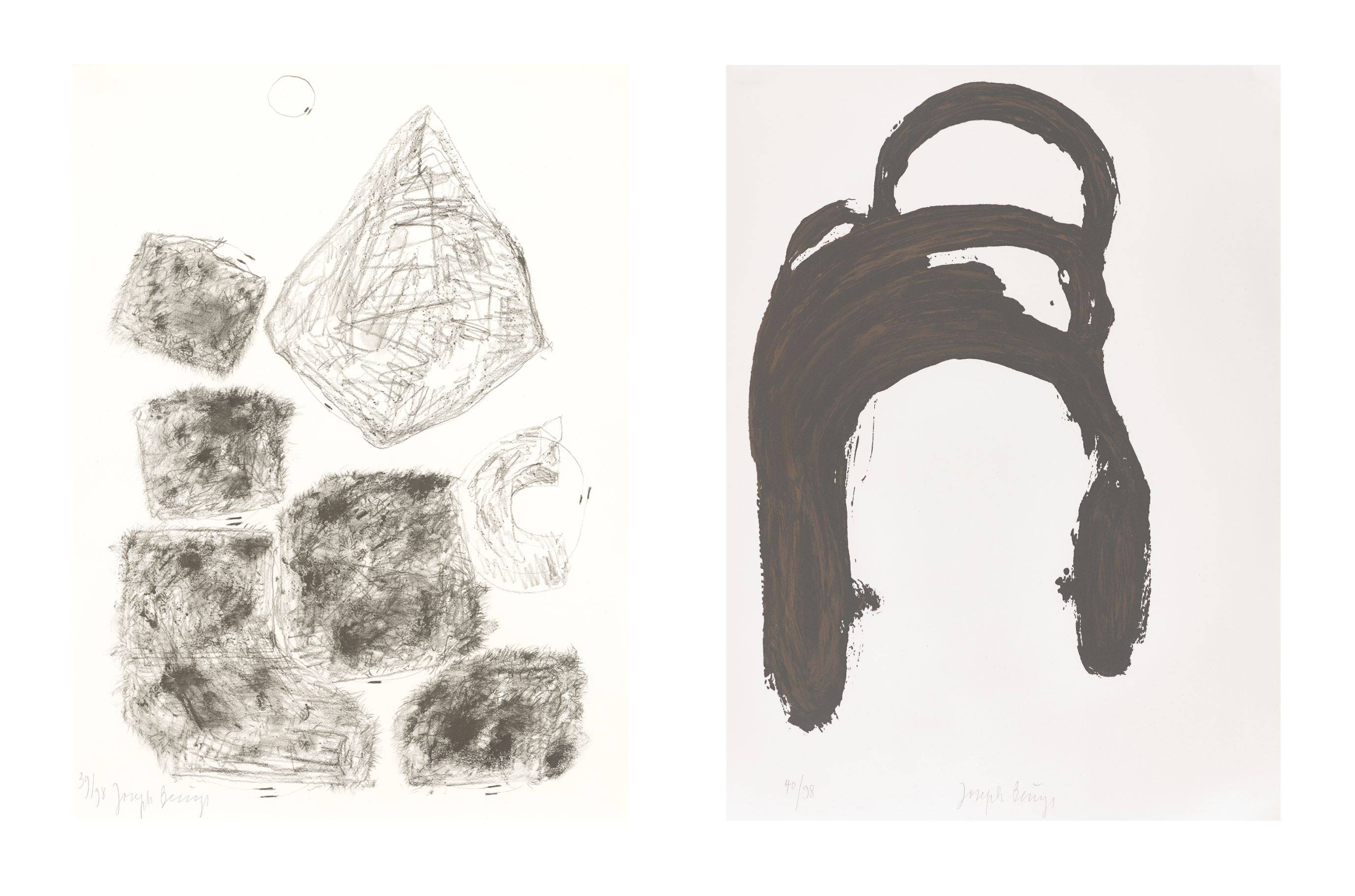 This picture shows the following artwork: Joseph Beuys. From: ”Spur II”. 1977.