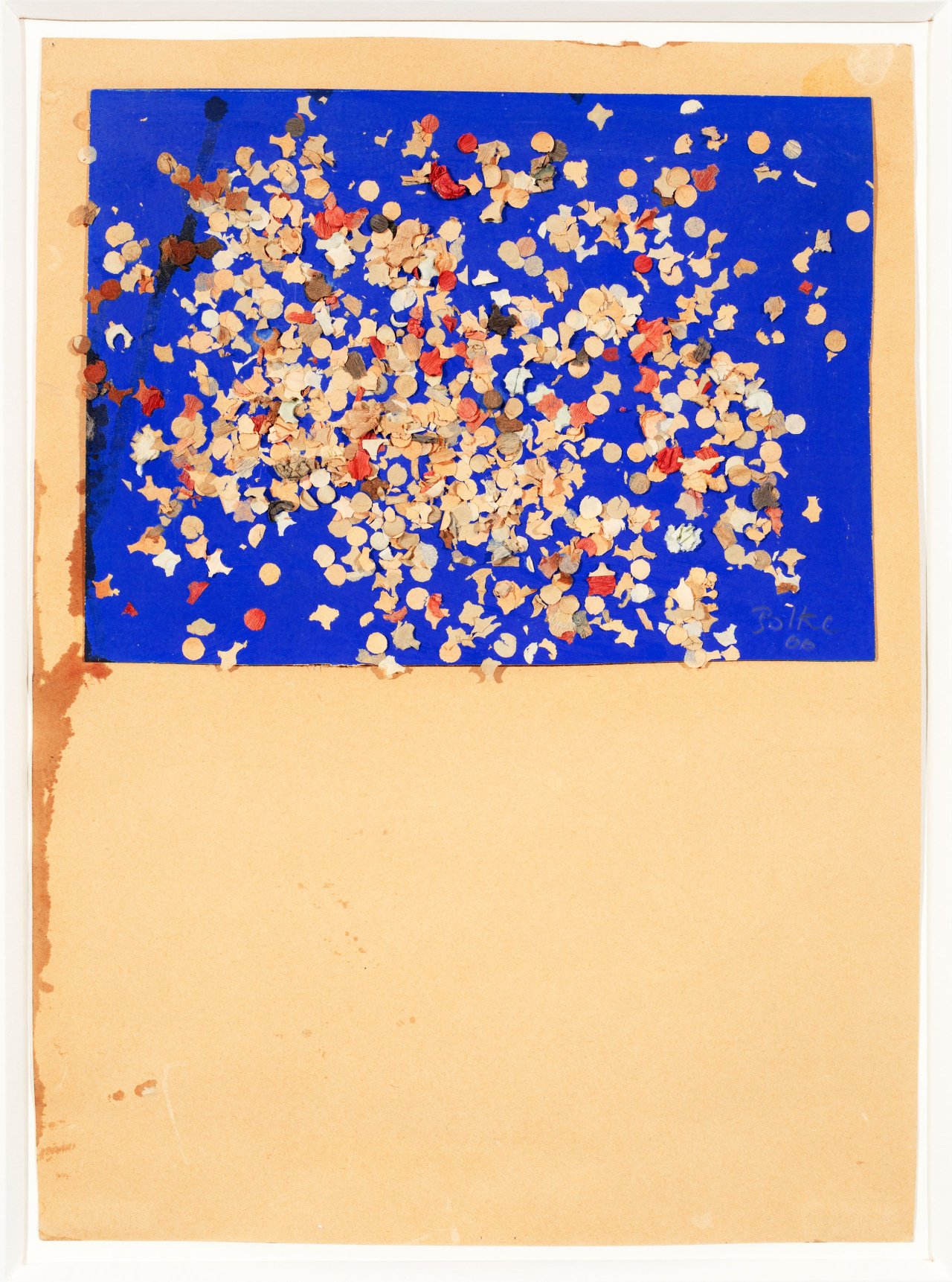 This picture shows the following artwork: Sigmar Polke. Untitled. 1966.