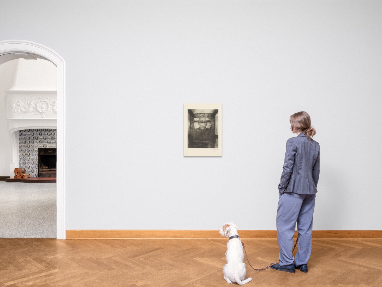 This picture shows the following artwork: Dieter Appelt. From the Sequence ”Komplementärer Raum”. 1986.