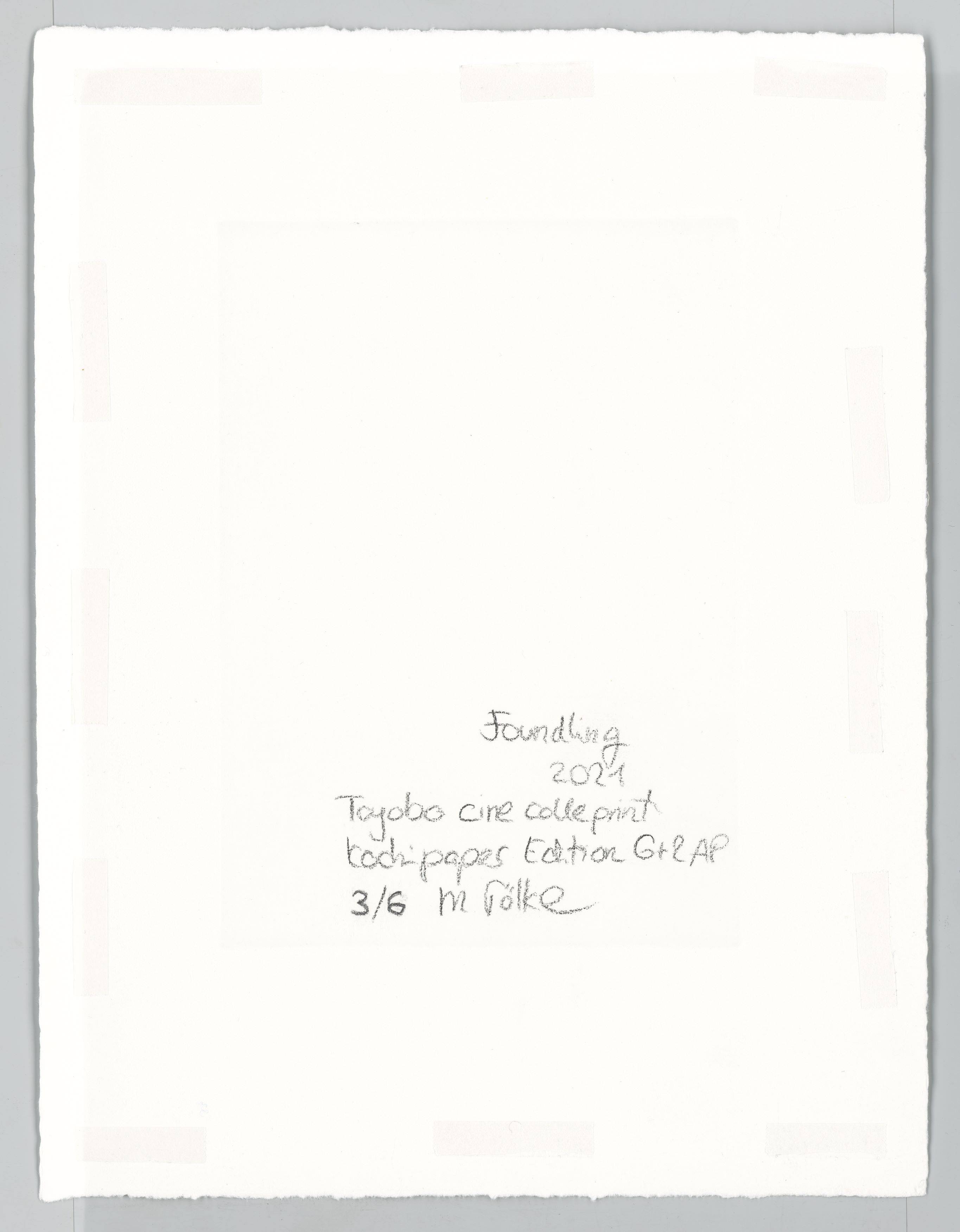 Auf diesem Bild ist das folgende Kunstwerk zu sehen: Miriam Tölke. „Foundling