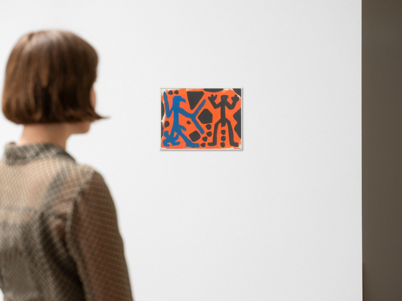 This picture shows the following artwork: A.R. Penck. ”Sendero luminosos I”.