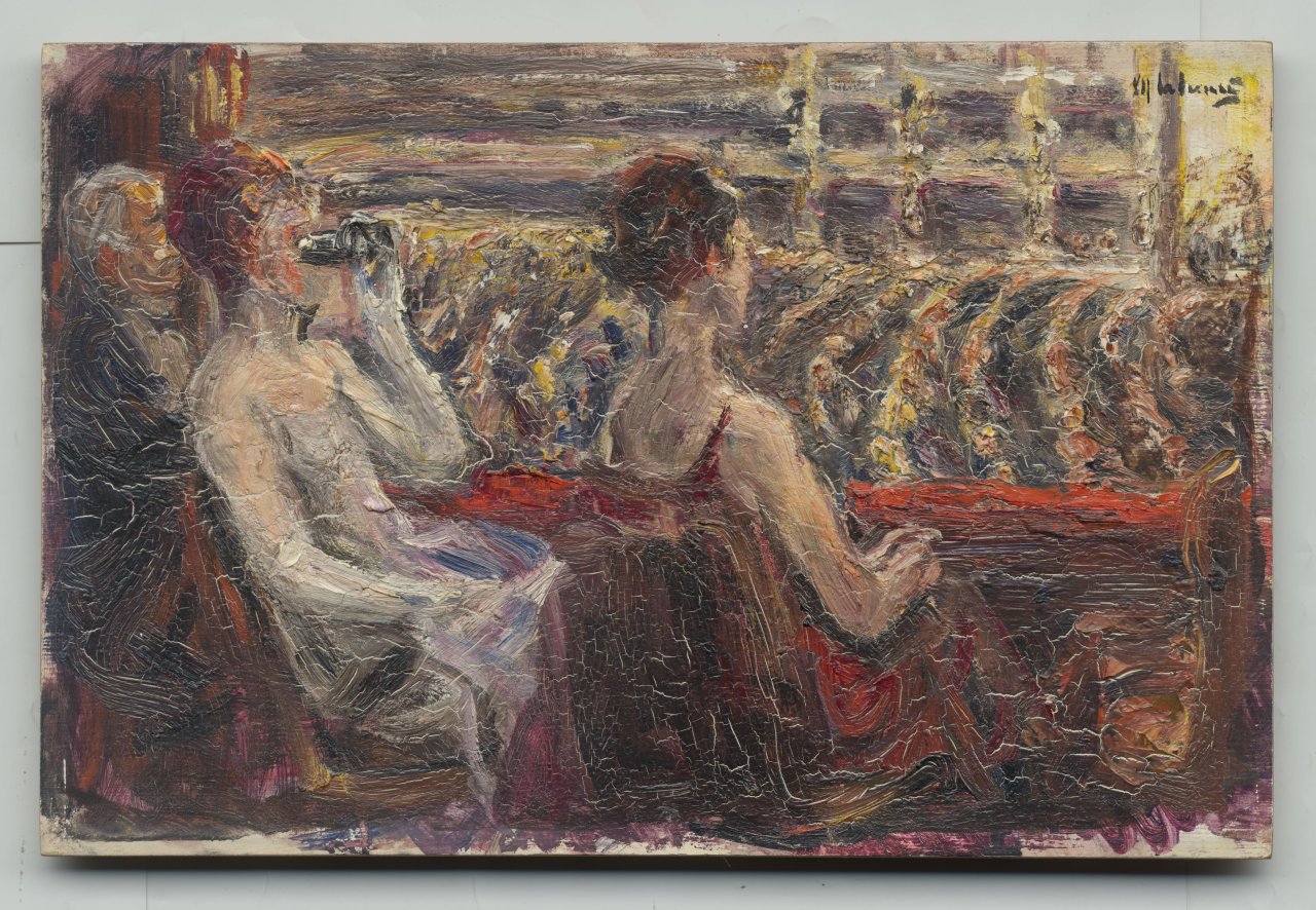This picture shows the following artwork: Max Liebermann. Concert at the opera. (before) 1925.