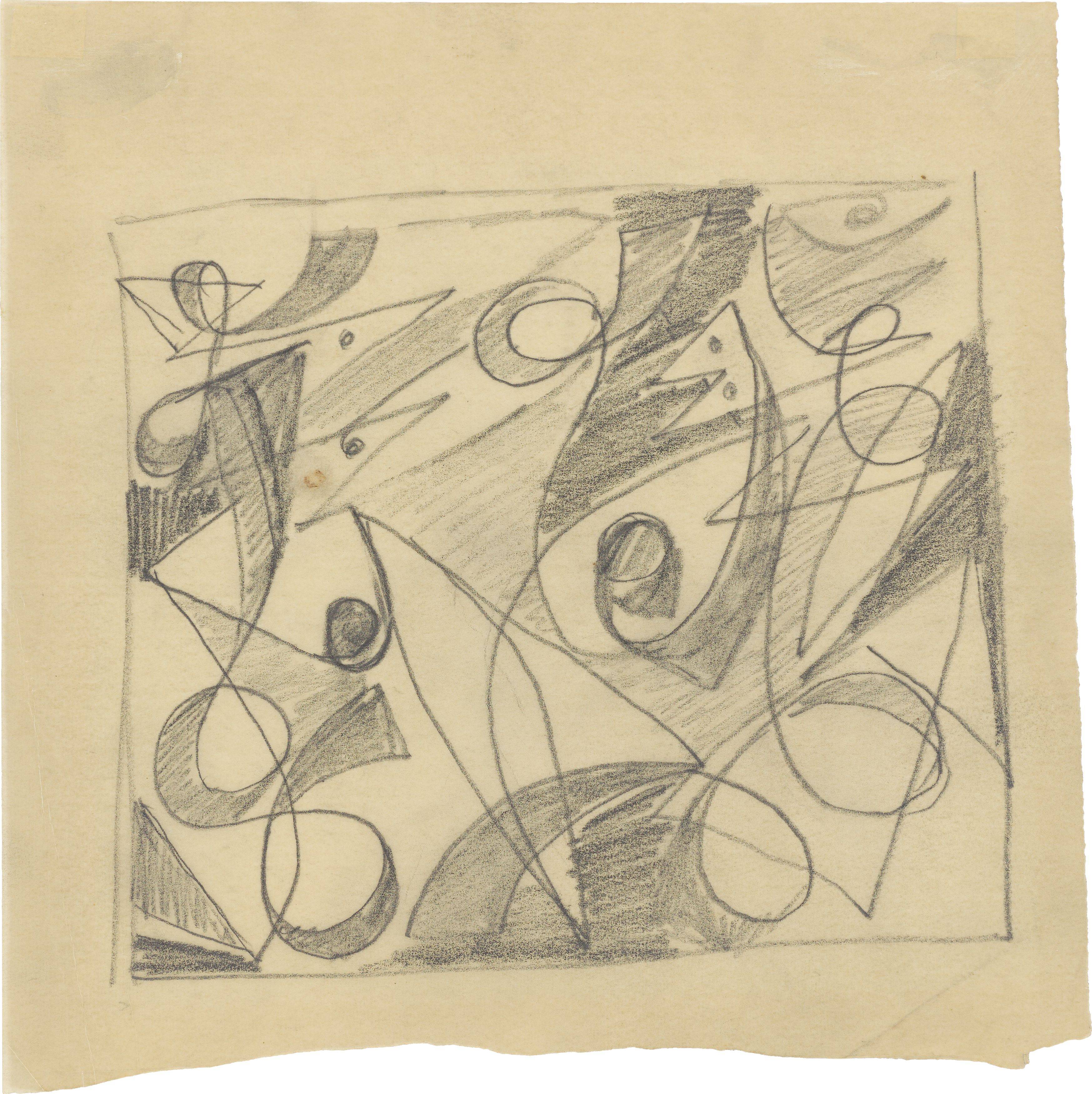 This picture shows the following artwork: Ernst Wilhelm Nay. ”Figurale”. Circa 1949/50.