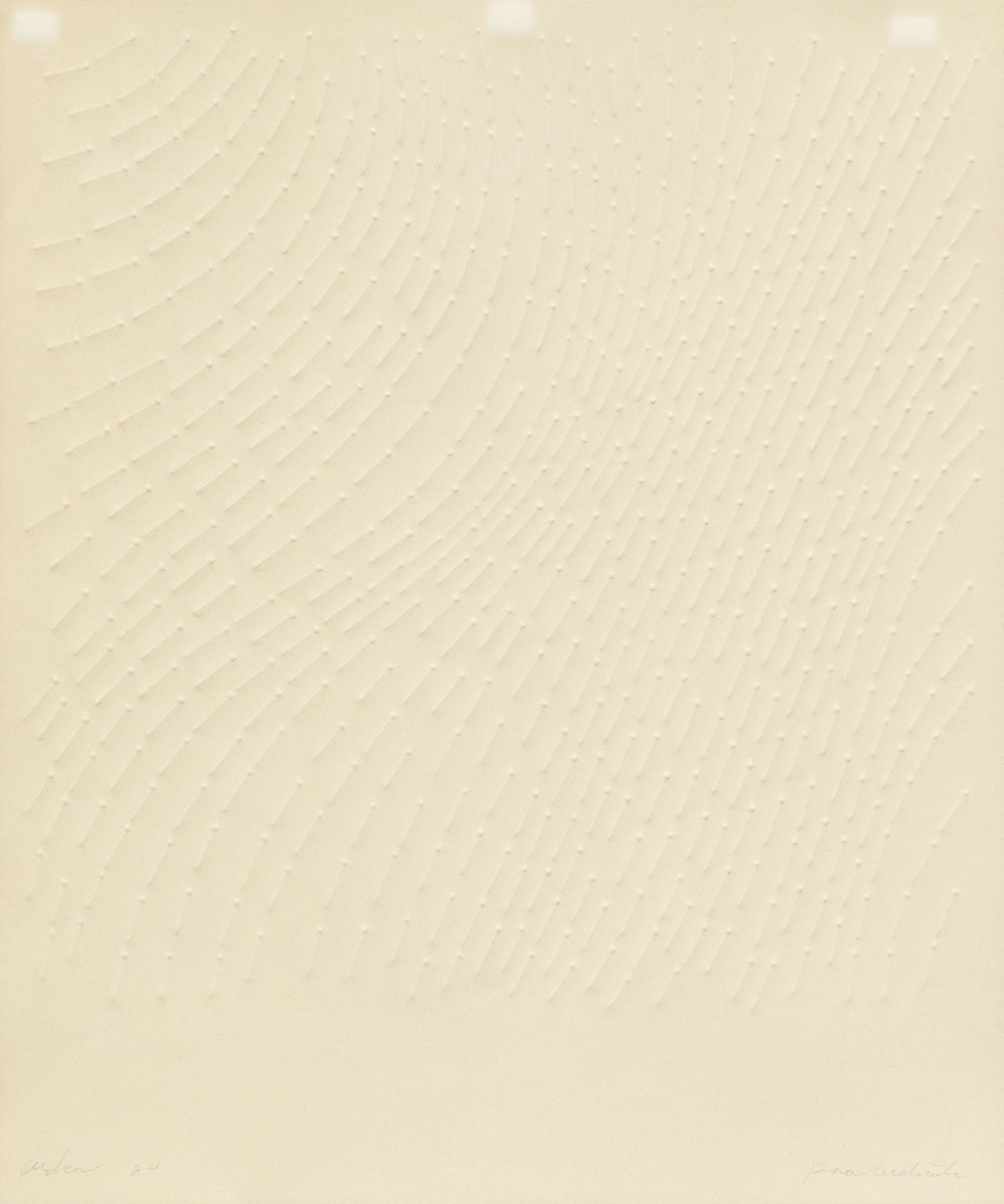 This picture shows the following artwork: Günther Uecker. Untitled. 1964.