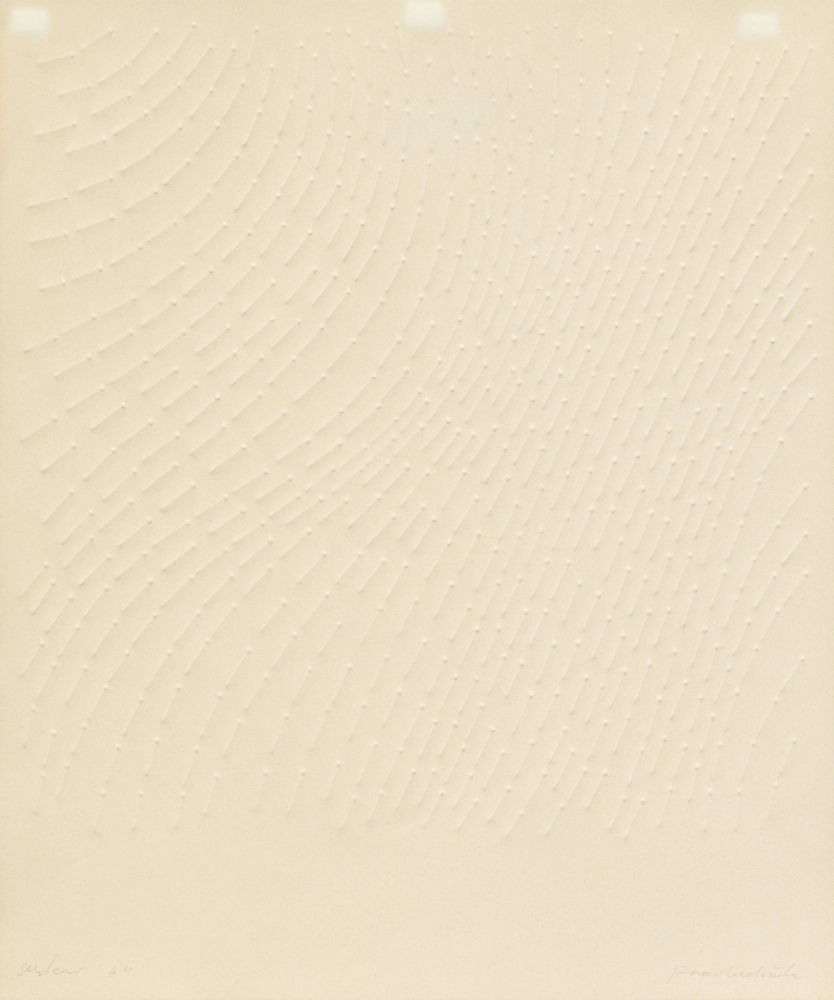 This picture shows the following artwork: Günther Uecker. Untitled. 1964.