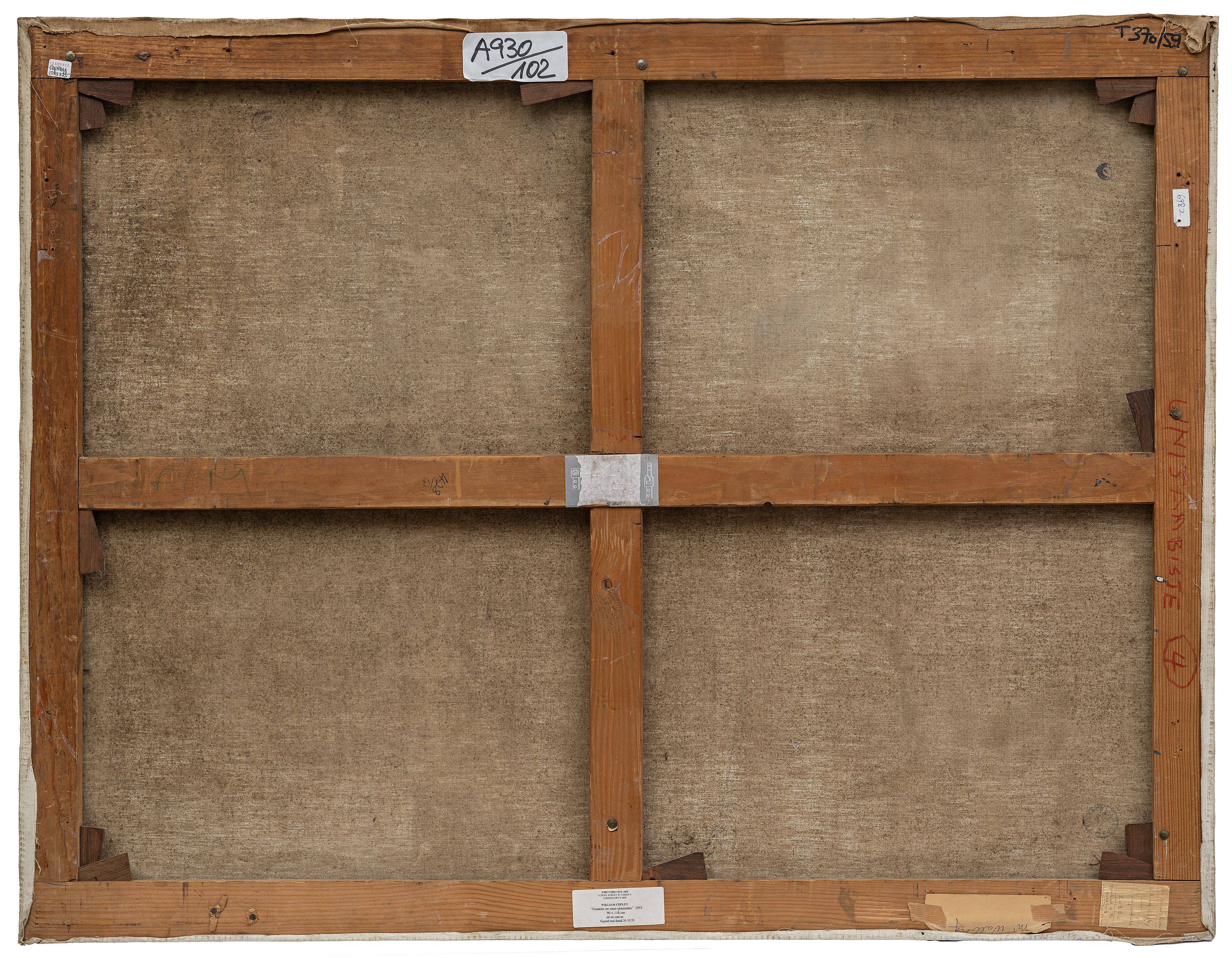 Auf diesem Bild ist das folgende Kunstwerk zu sehen: William N. Copley. Unijambiste. 1953.