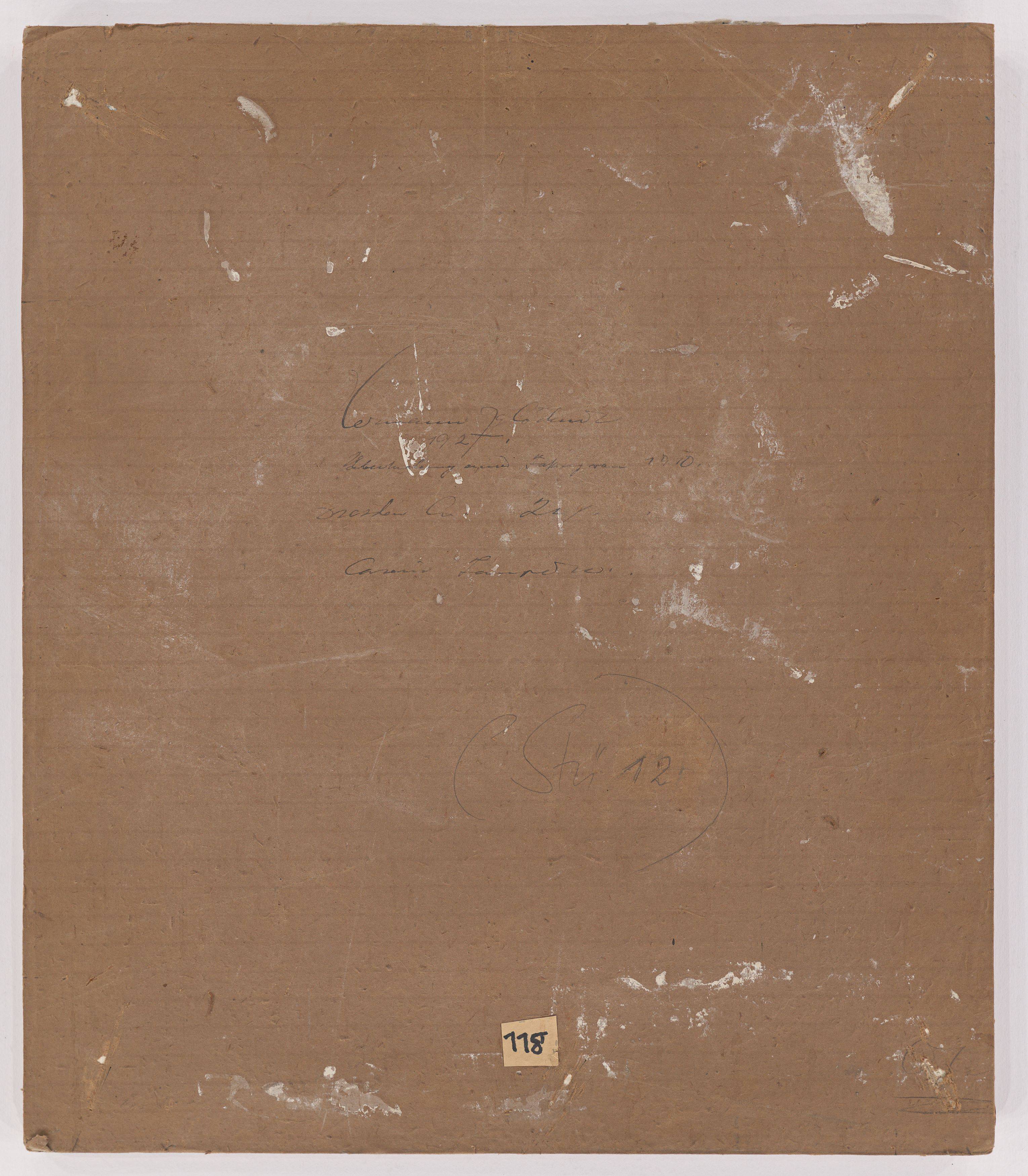 Auf diesem Bild ist das folgende Kunstwerk zu sehen: Hermann Glöckner. „Mädchen mit Frucht“. 1927.