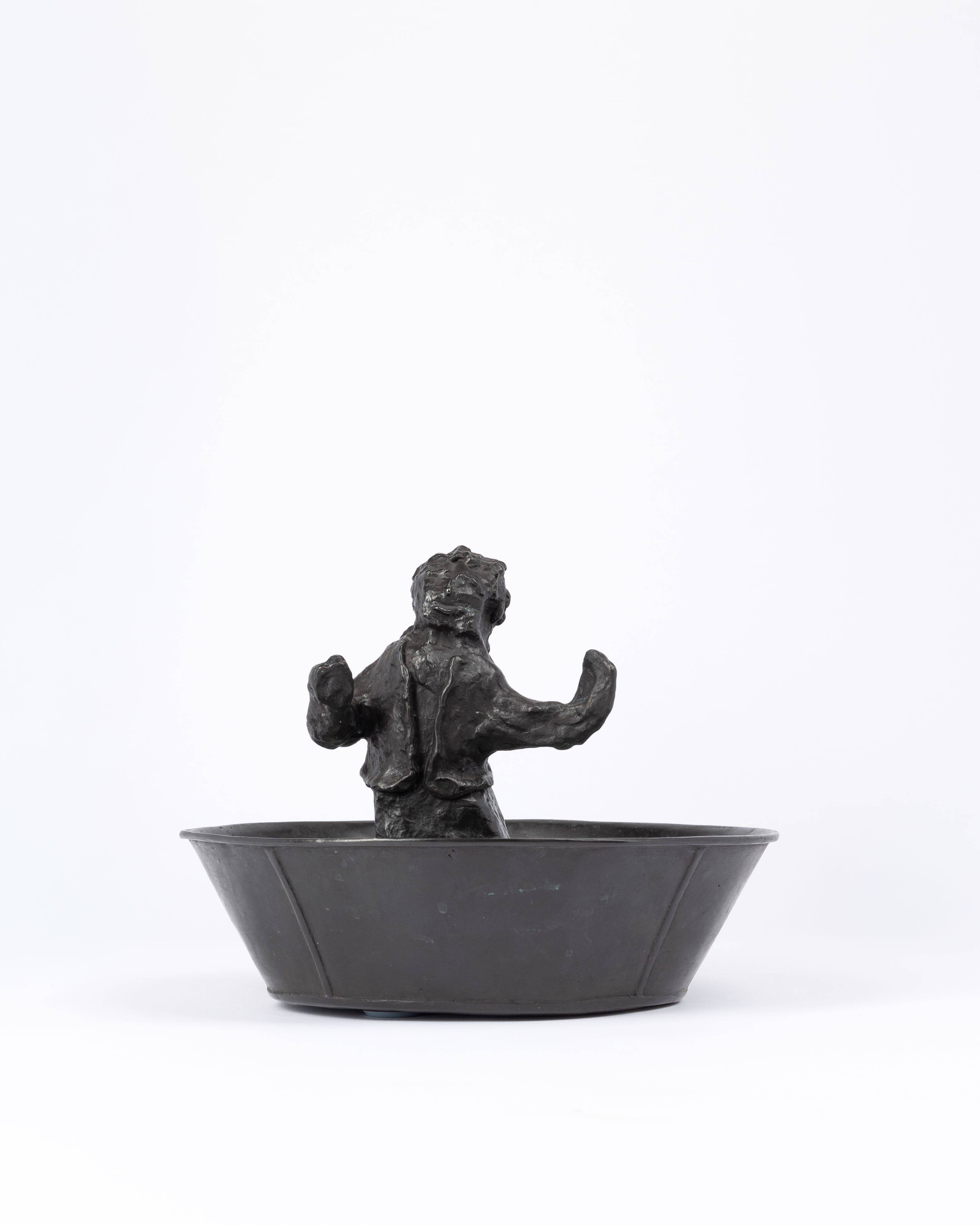 Auf diesem Bild ist das folgende Kunstwerk zu sehen: Donald Baechler. Untitled (Bather). 1992.