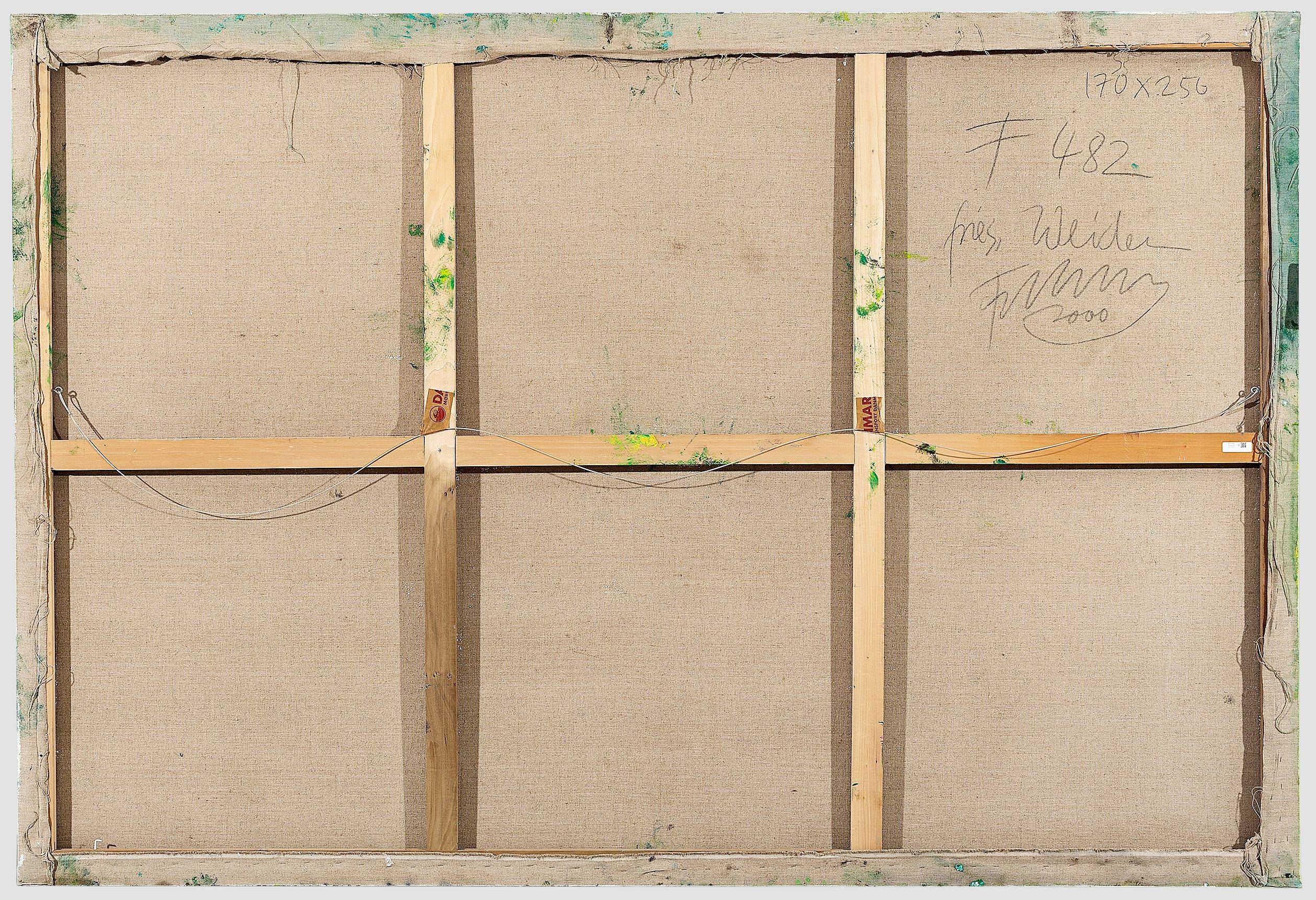 This picture shows the following artwork: Rainer Fetting. ”fries. Weiden”. 2000.
