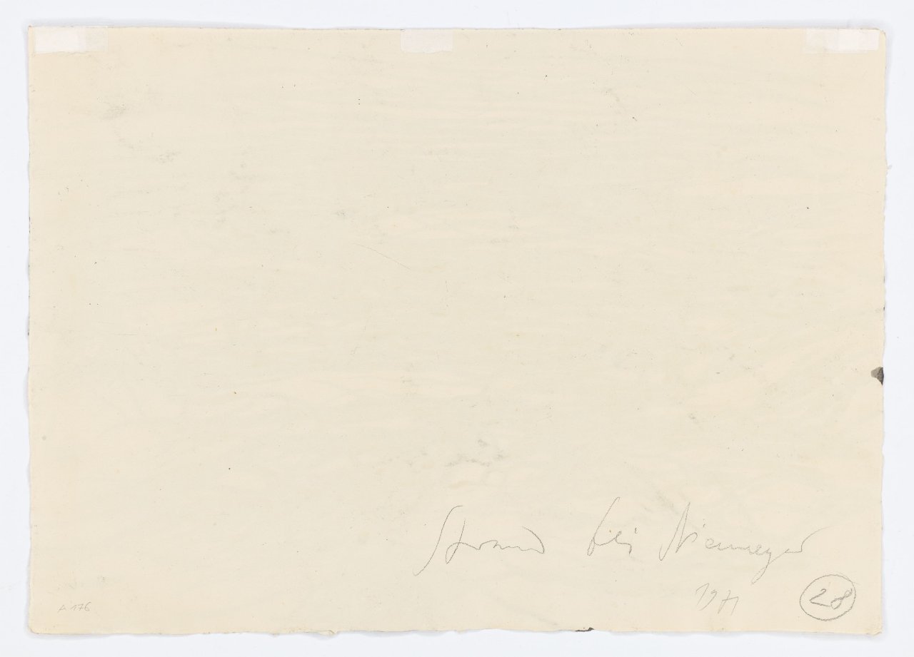 Auf diesem Bild ist das folgende Kunstwerk zu sehen: Max Uhlig. „Strand bei Niemeyer“. 1971.