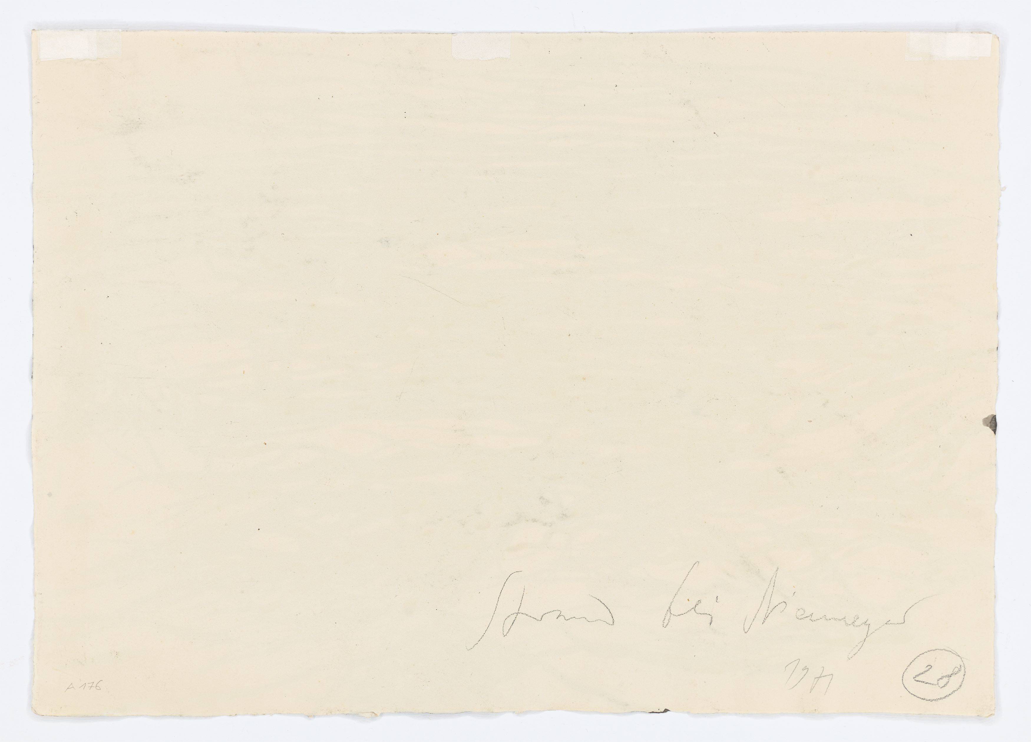 Auf diesem Bild ist das folgende Kunstwerk zu sehen: Max Uhlig. „Strand bei Niemeyer“. 1971.