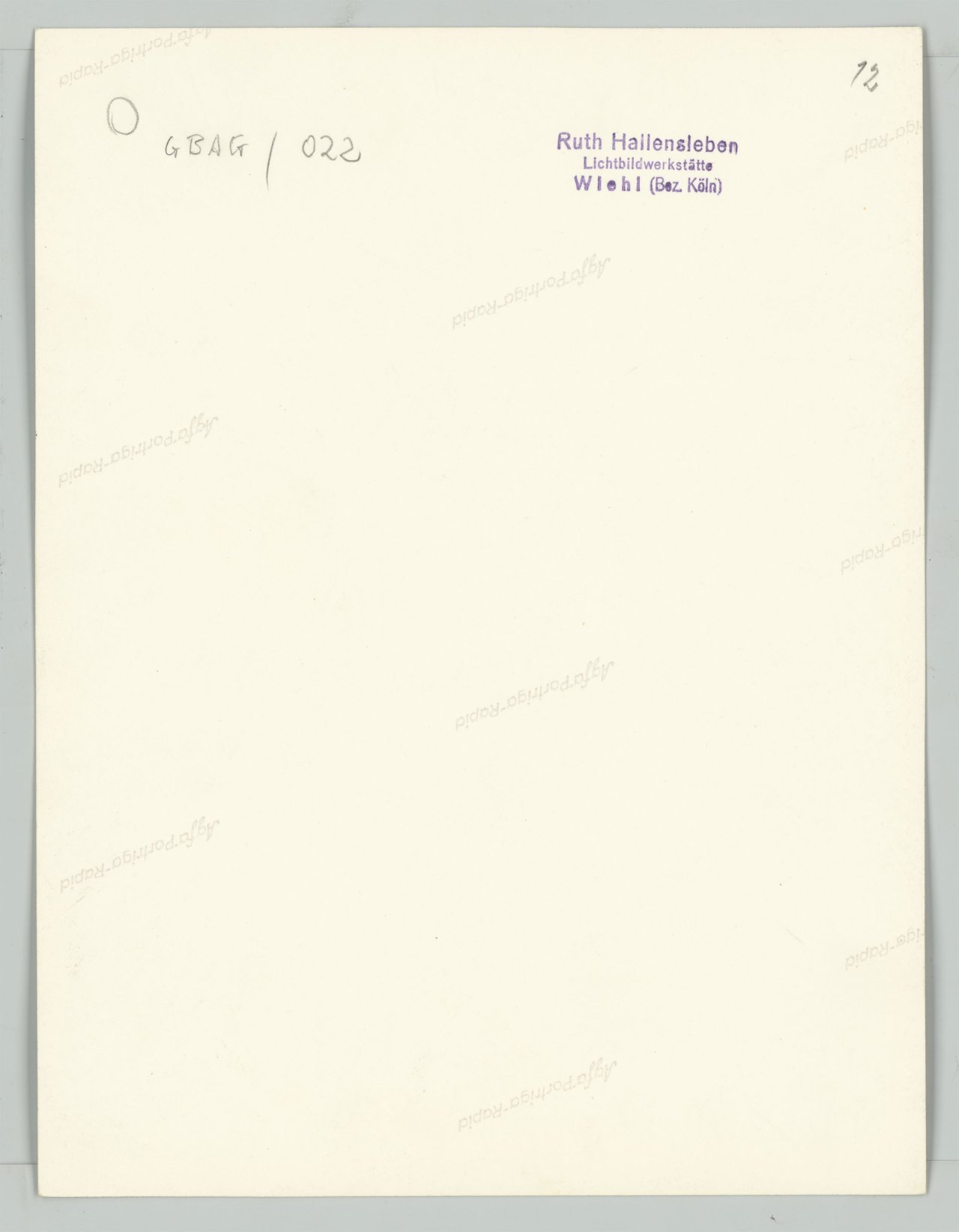 This picture shows the following artwork: Ruth Hallensleben. GBAG [Gelsenberg-Benzin AG in Gelsenkirchen-Horst]. Early 1950s.