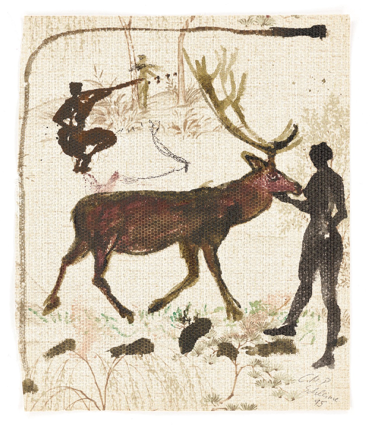 This picture shows the following artwork: Cornelia Schleime. Untitled. 1995.