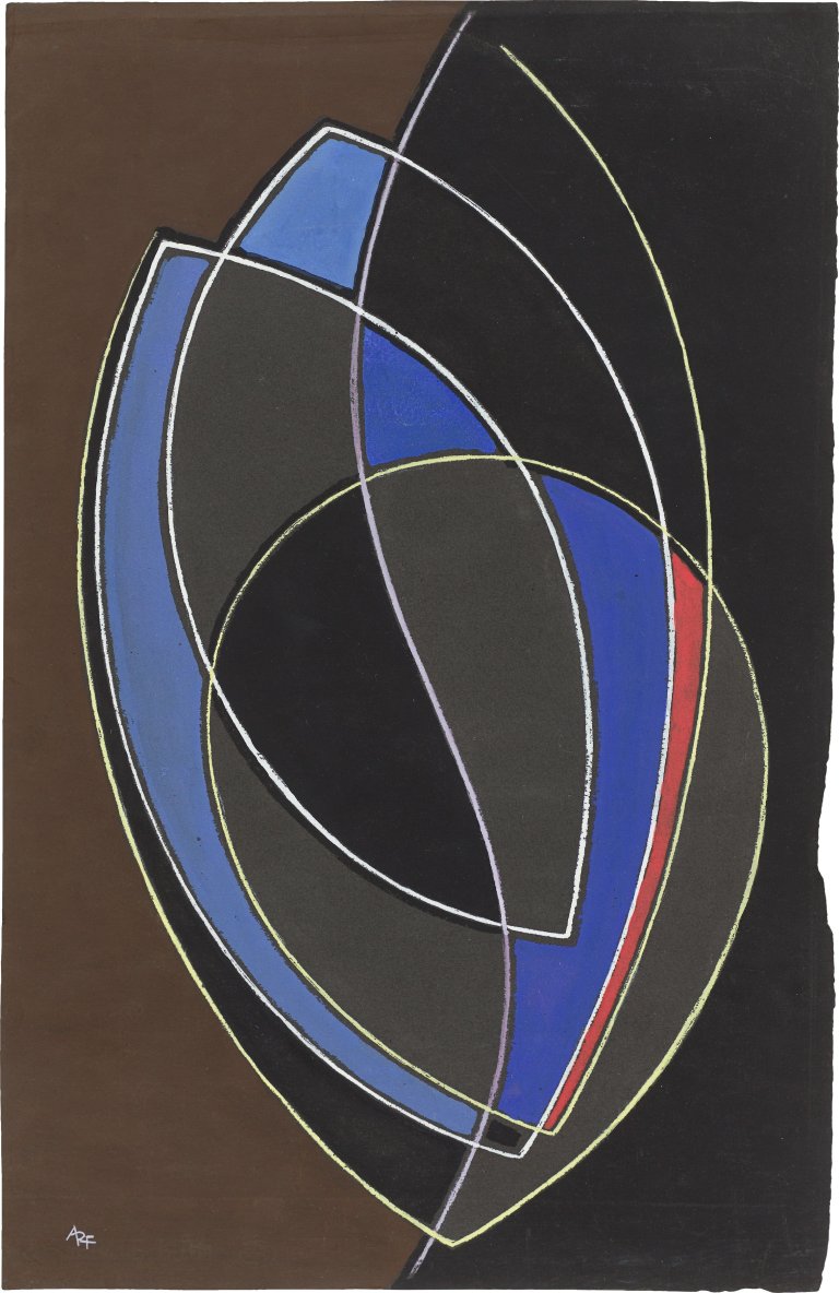This picture shows the following artwork: Adolf Fleischmann. Untitled. 1947.