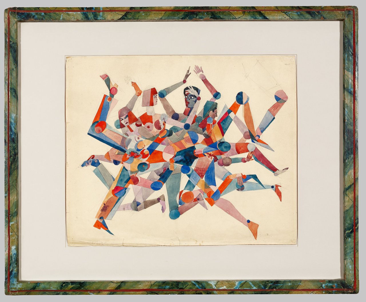 This picture shows the following artwork: Paul Busch. ”Vertige”. 1921.