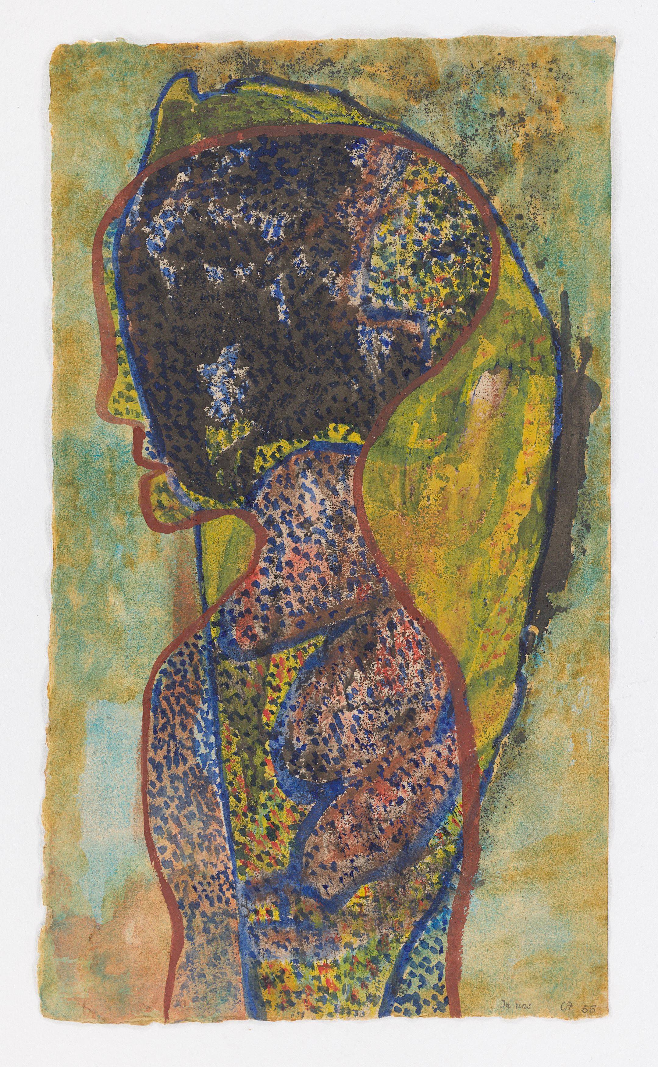 Auf diesem Bild ist das folgende Kunstwerk zu sehen: Gerhard Altenbourg. „In uns“. 1956.