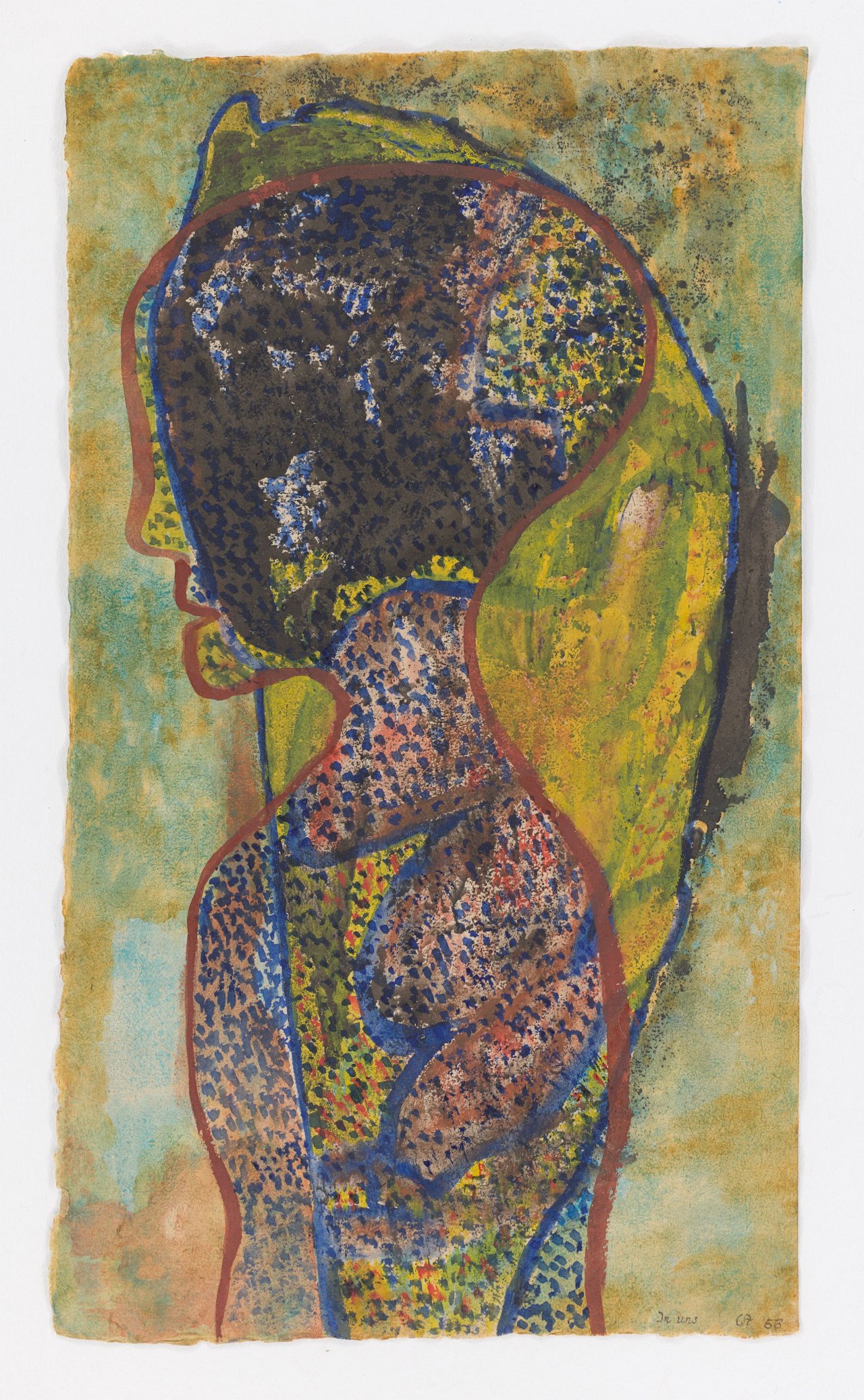 Auf diesem Bild ist das folgende Kunstwerk zu sehen: Gerhard Altenbourg. „In uns“. 1956.