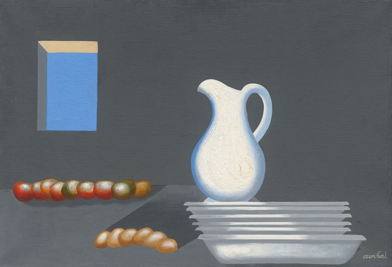 This picture shows the following artwork: Amédée Ozenfant. ”Cuisine”. 1959.