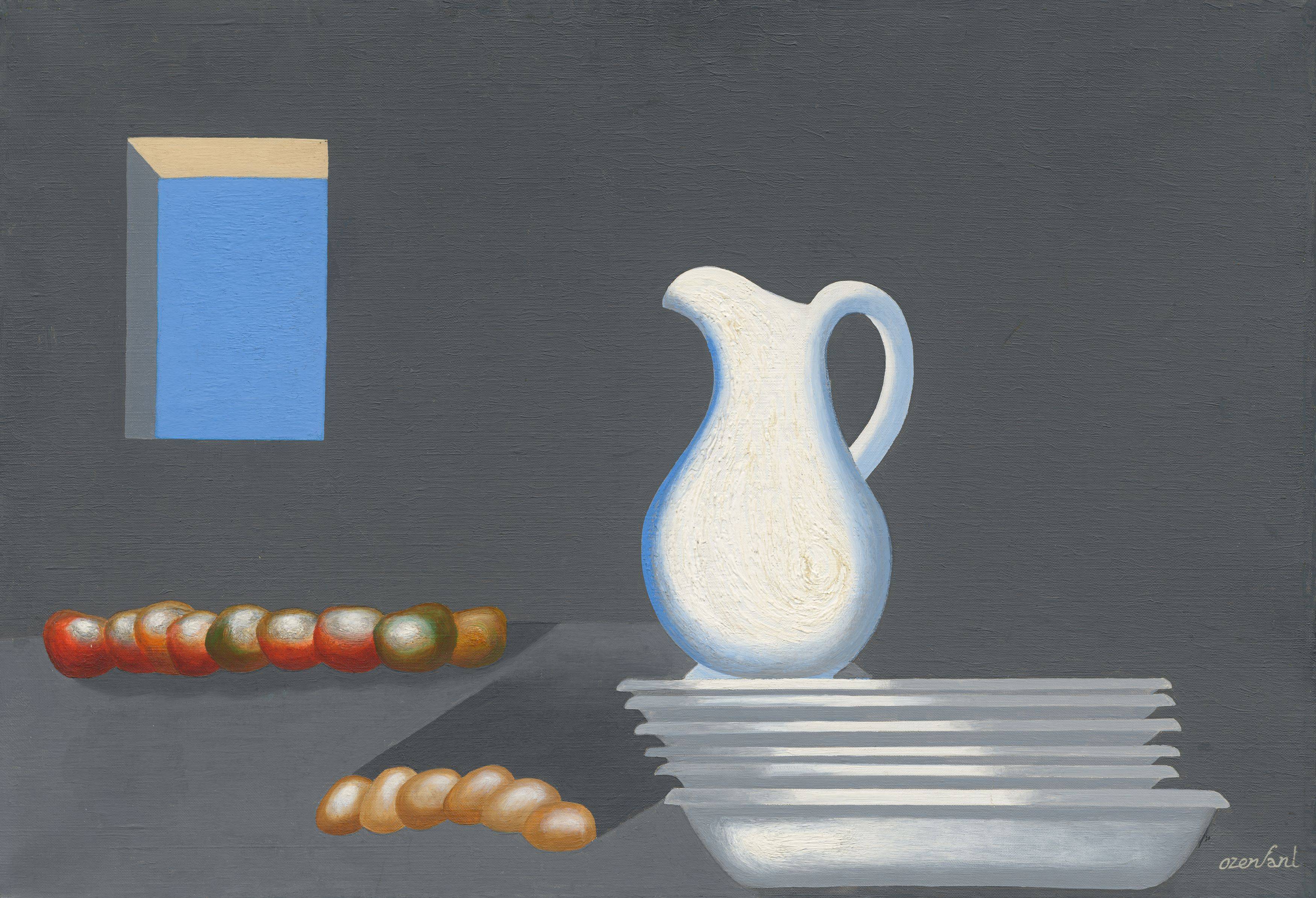 This picture shows the following artwork: Amédée Ozenfant. ”Cuisine”. 1959.
