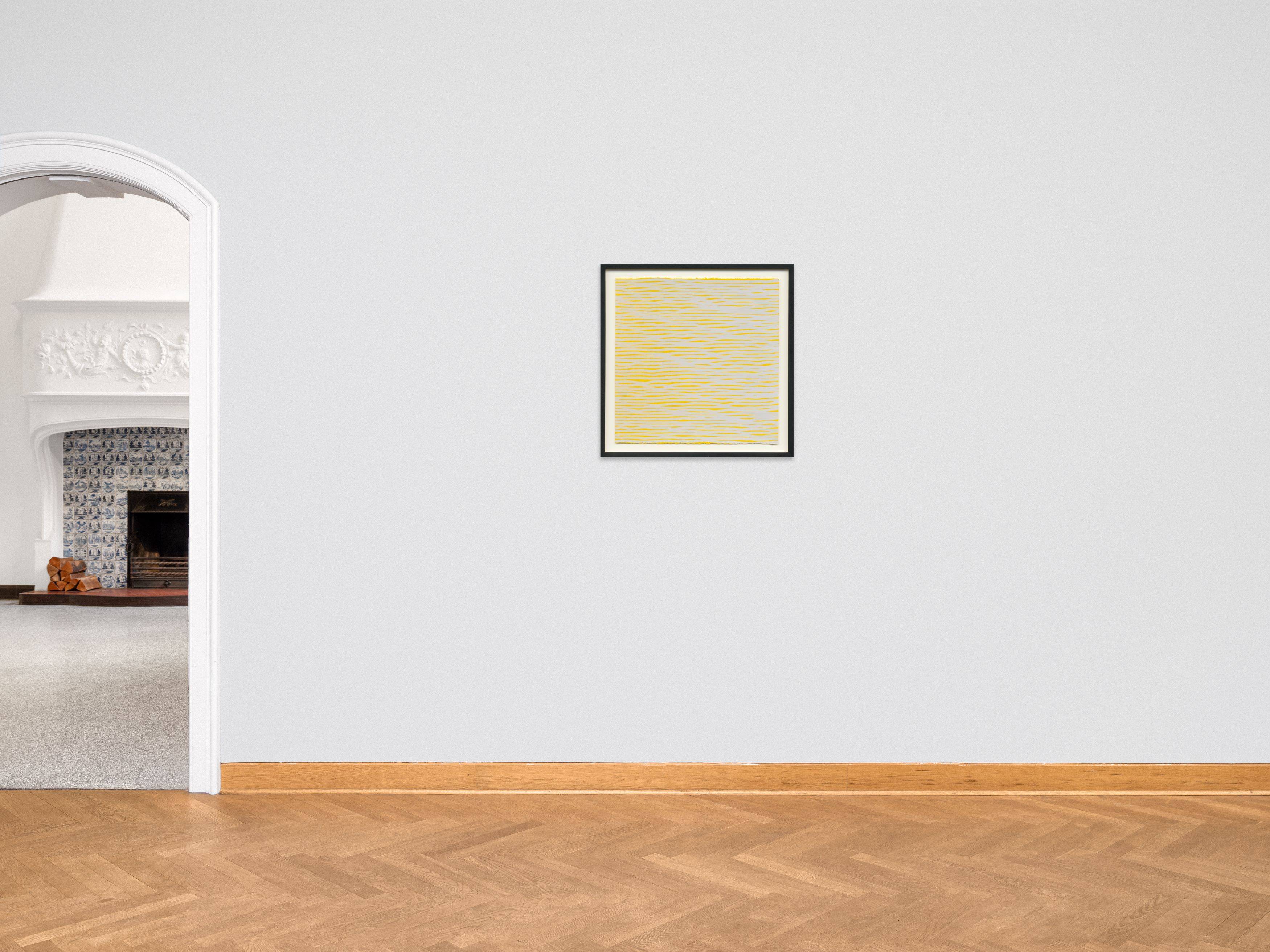 This picture shows the following artwork: Sol LeWitt. Horizontal Brushstrokes. 2003.