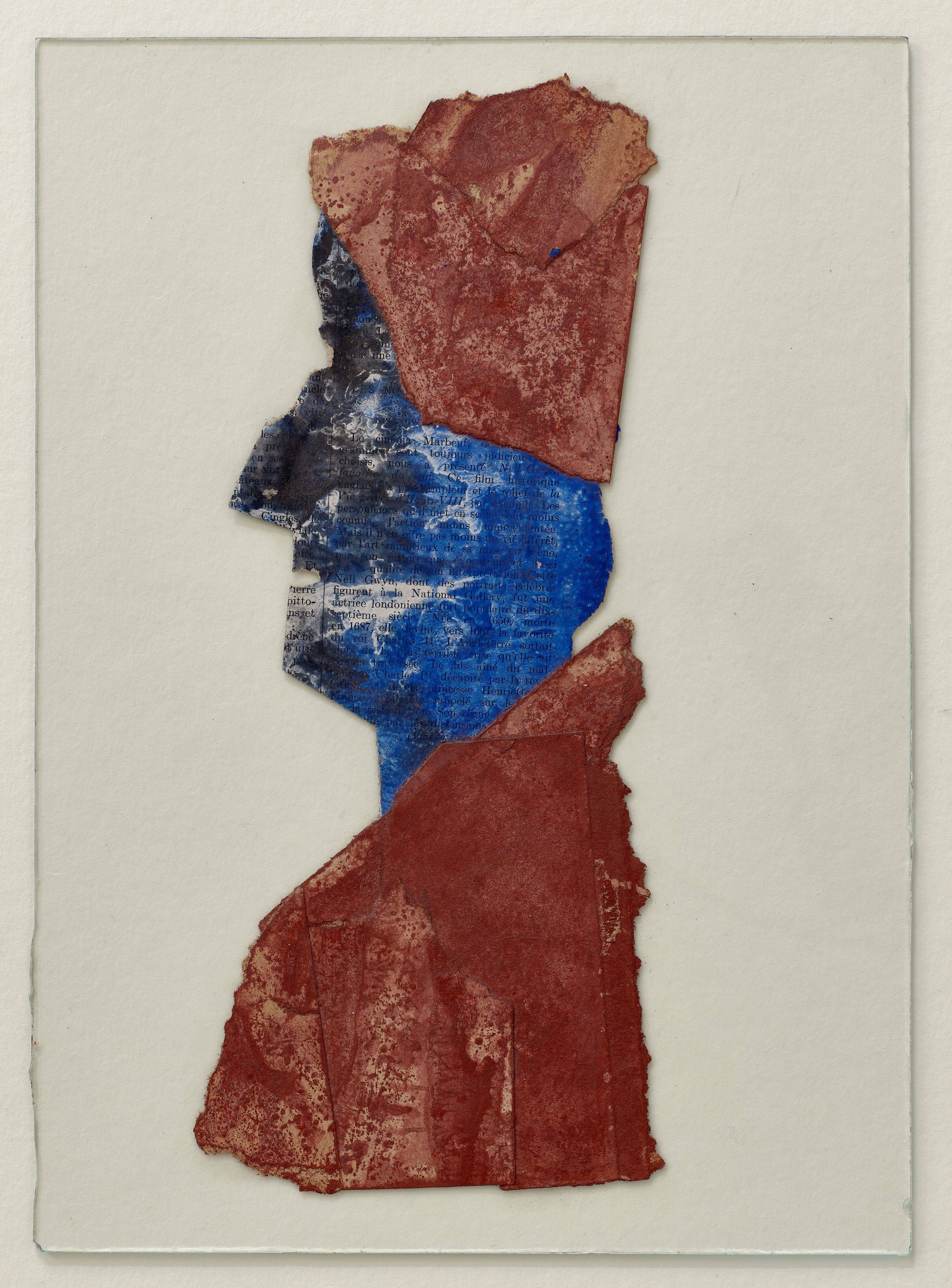 Auf diesem Bild ist das folgende Kunstwerk zu sehen: Hermann Glöckner. Profil nach links. 1965.