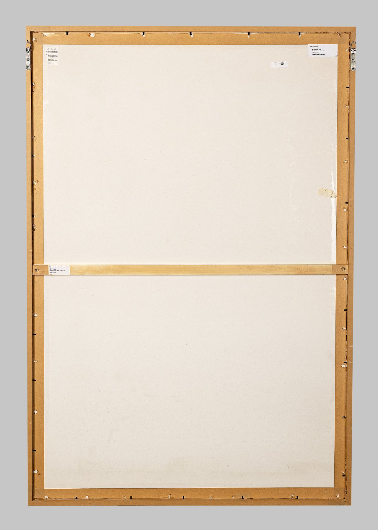 This picture shows the following artwork: Elvira Bach. Untitled (Madonna with child). 1995.