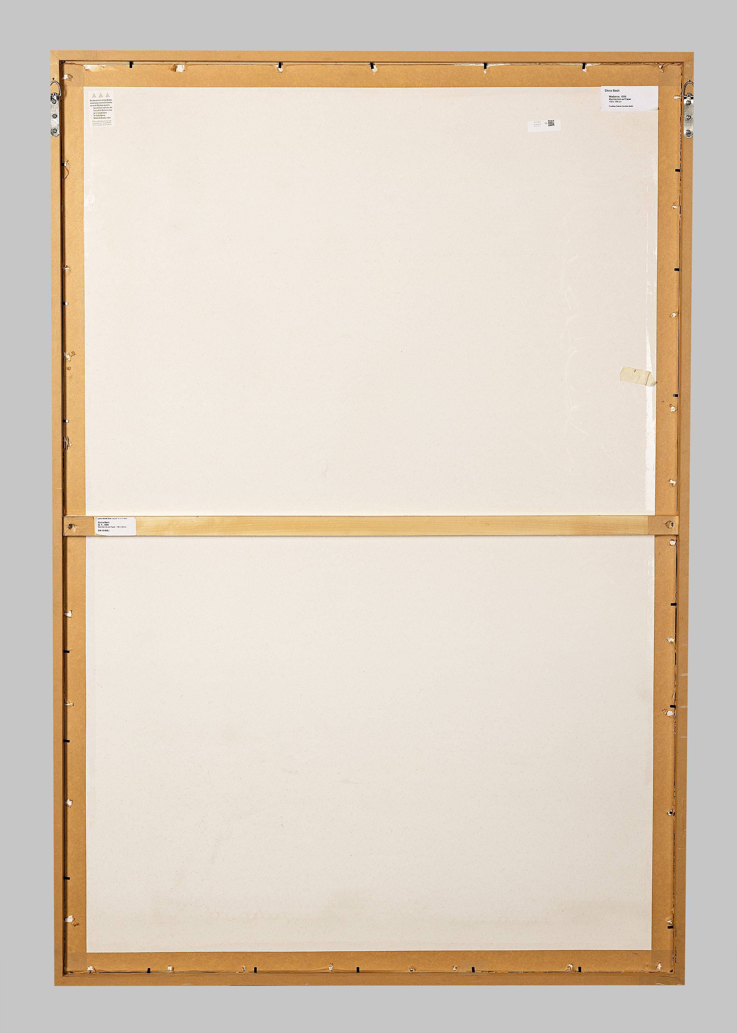 This picture shows the following artwork: Elvira Bach. Untitled (Madonna with child). 1995.