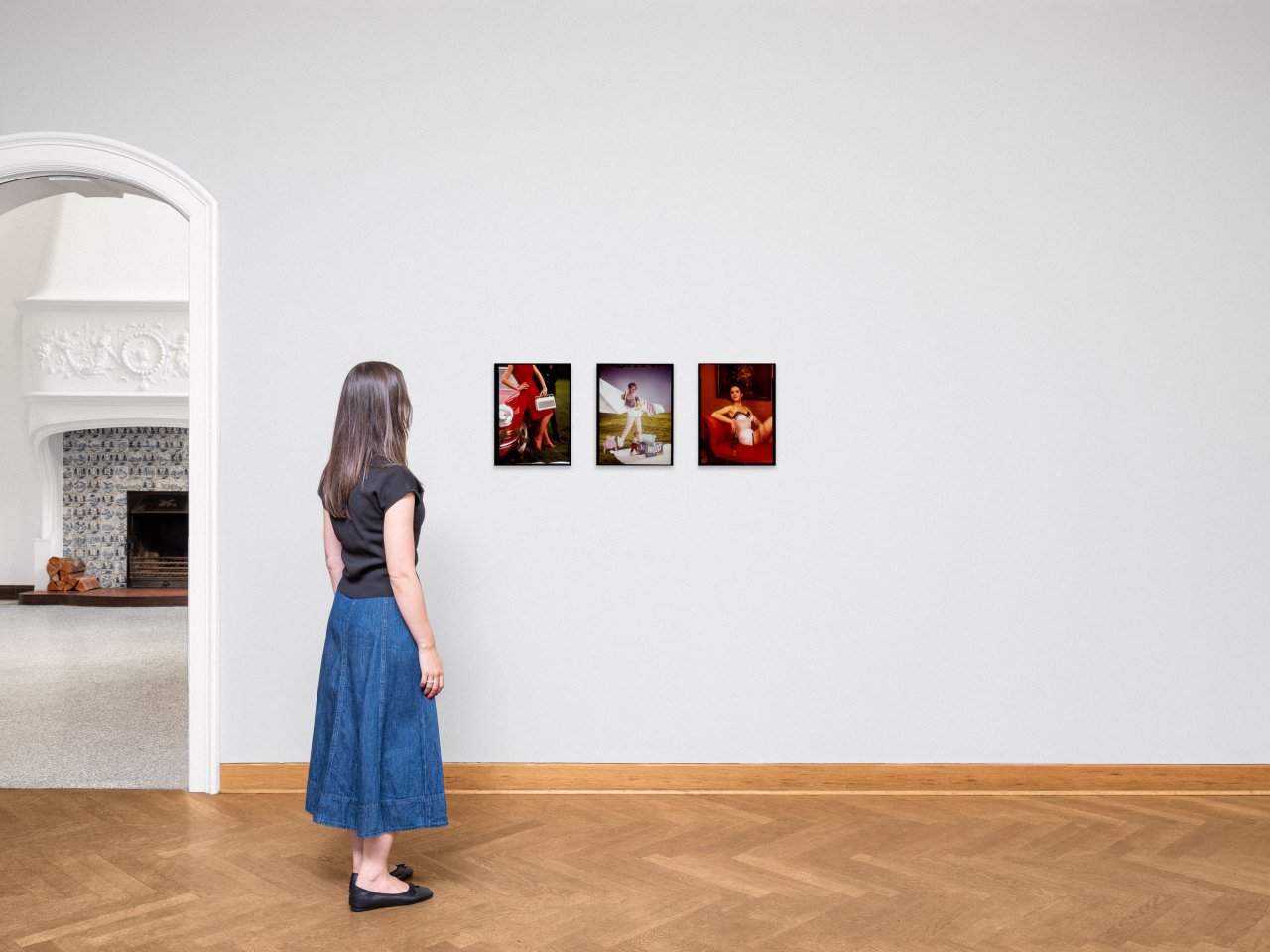 This picture shows the following artwork: Walde Huth. Advertising photographs: 'Schaub Lorenz' Touring Radio / 'Wipp perfekt' Waschmittel / 'Schiesser' Unterwäsche. 1950s/60s.