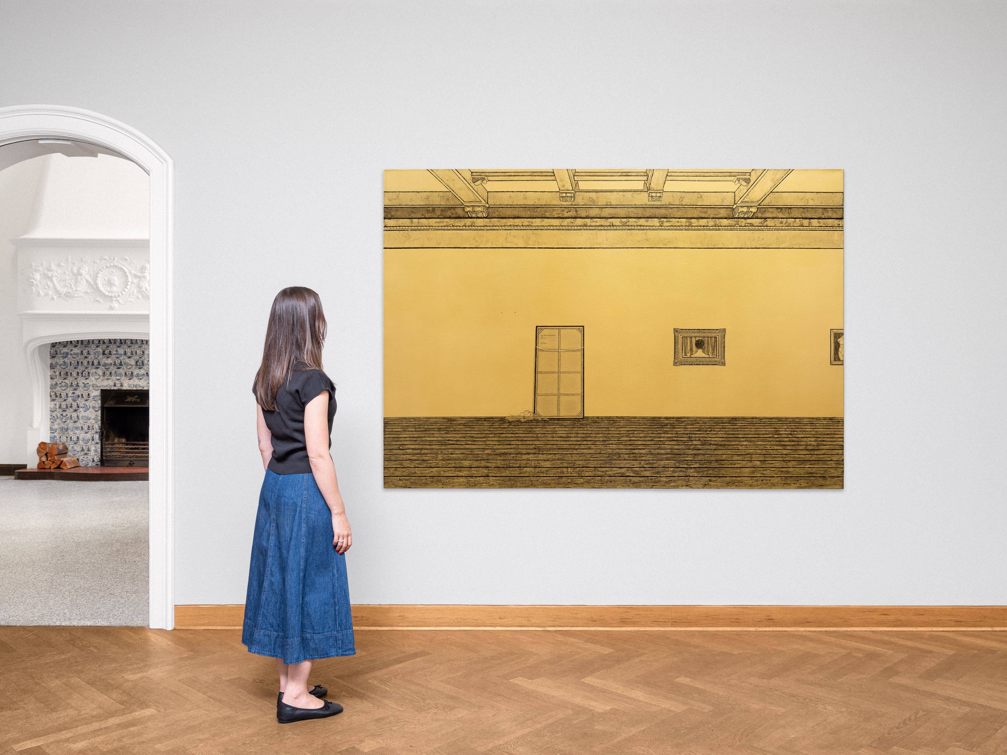 This picture shows the following artwork: Ni Youyu. Three Persons Who Can't Meet in the Same Museum. 2015.