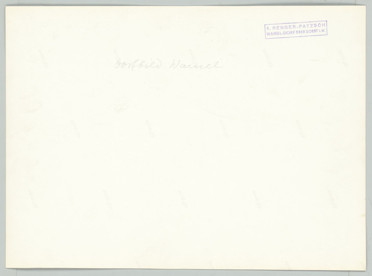 This picture shows the following artwork: Albert Renger-Patzsch. ”Dorfbild Wamel”. Circa 1950.