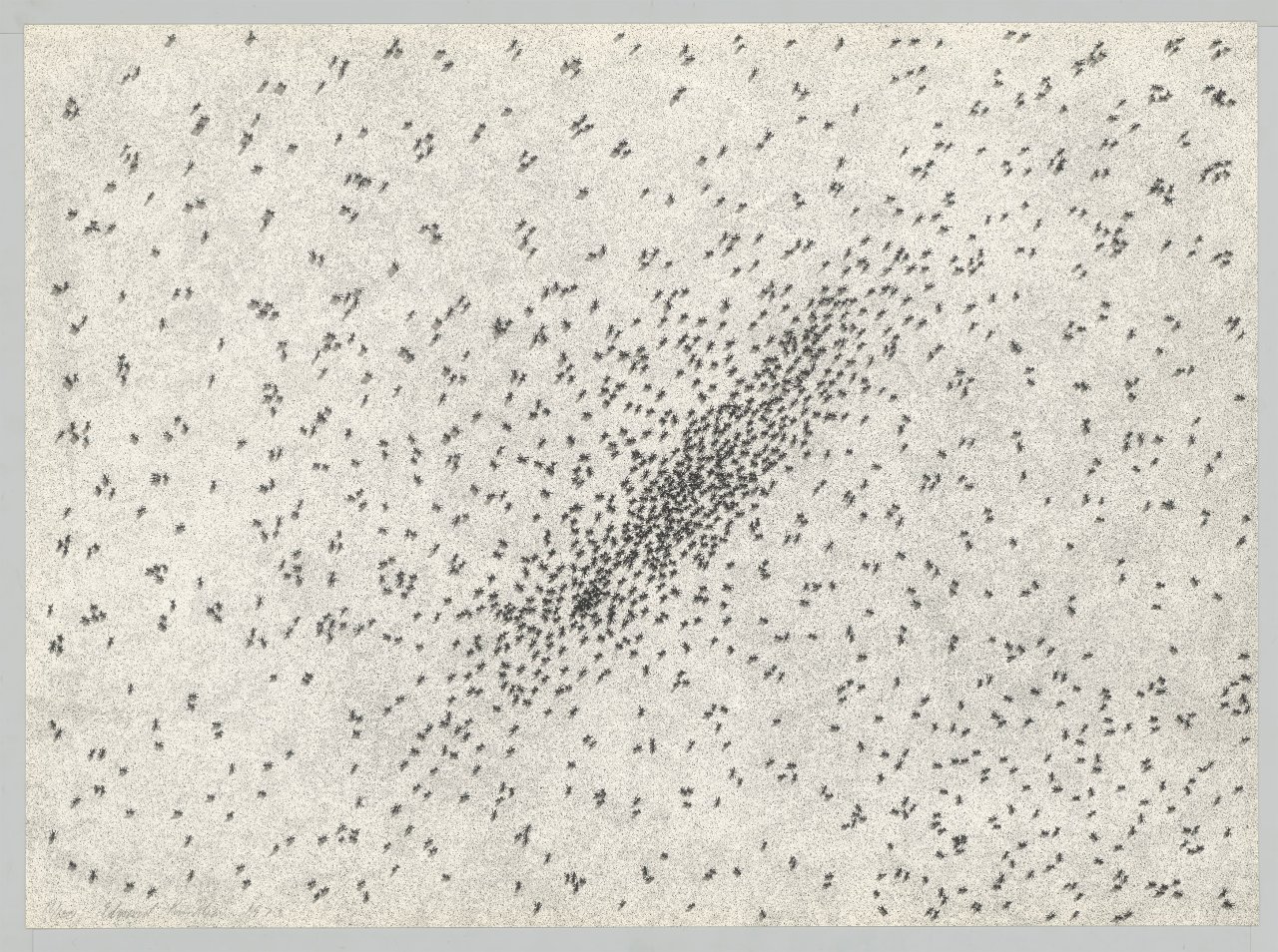 Auf diesem Bild ist das folgende Kunstwerk zu sehen: Ed Ruscha. „Insect Slant“. 1973.