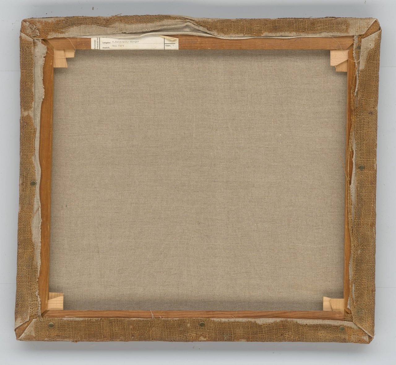 Auf diesem Bild ist das folgende Kunstwerk zu sehen: Arthur Segal. „Haus (prismatisch) II“. Um 1925.